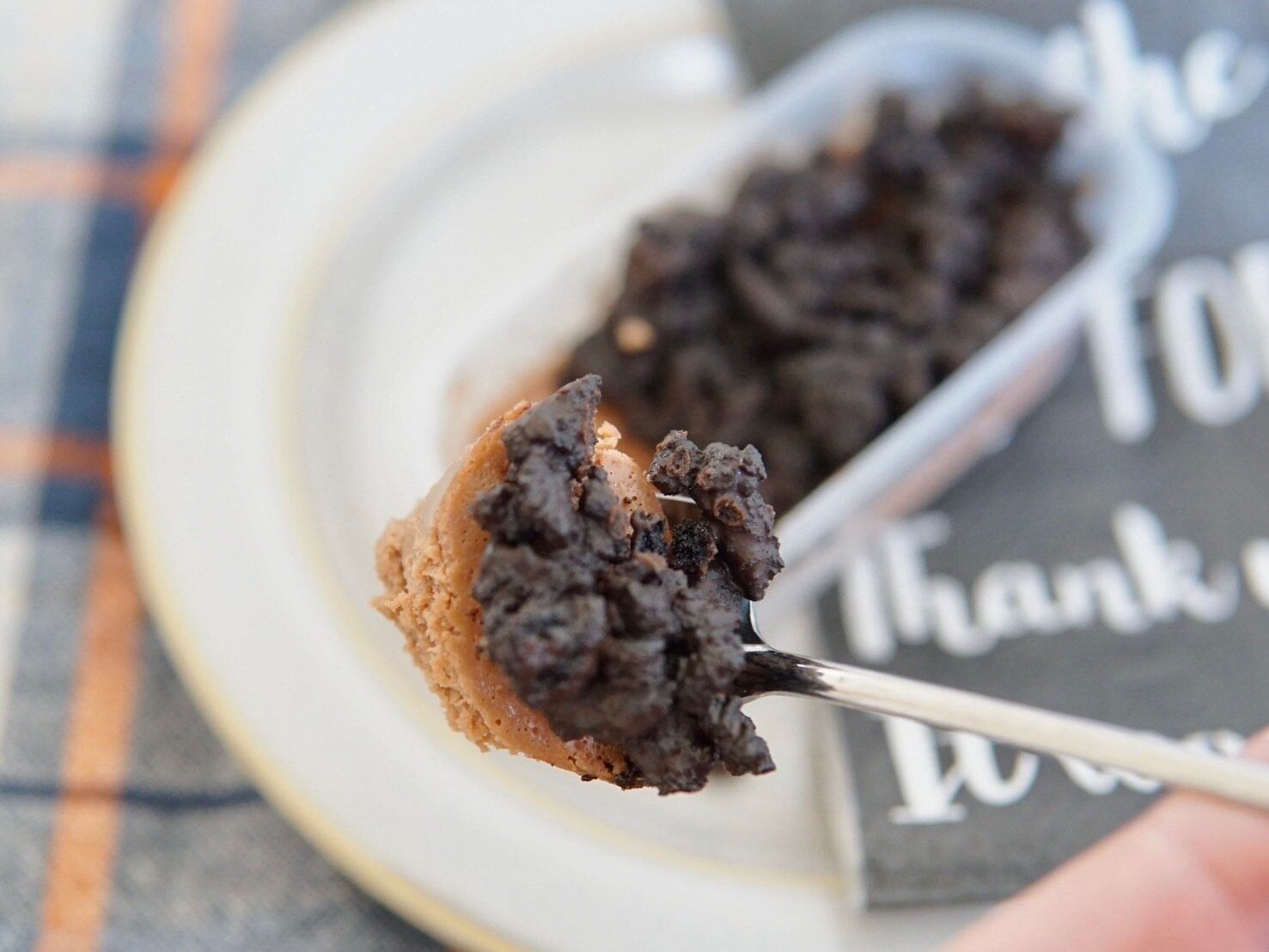 ザクザクショコラチーズケーキ