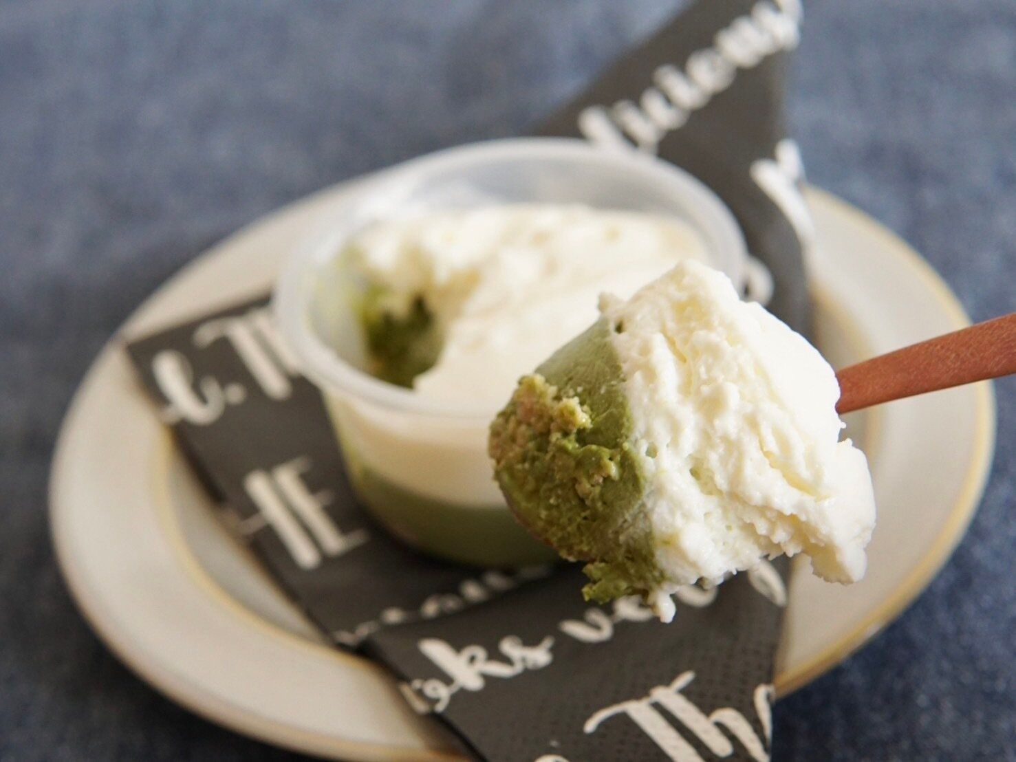 ふわ濃チーズケーキ　抹茶