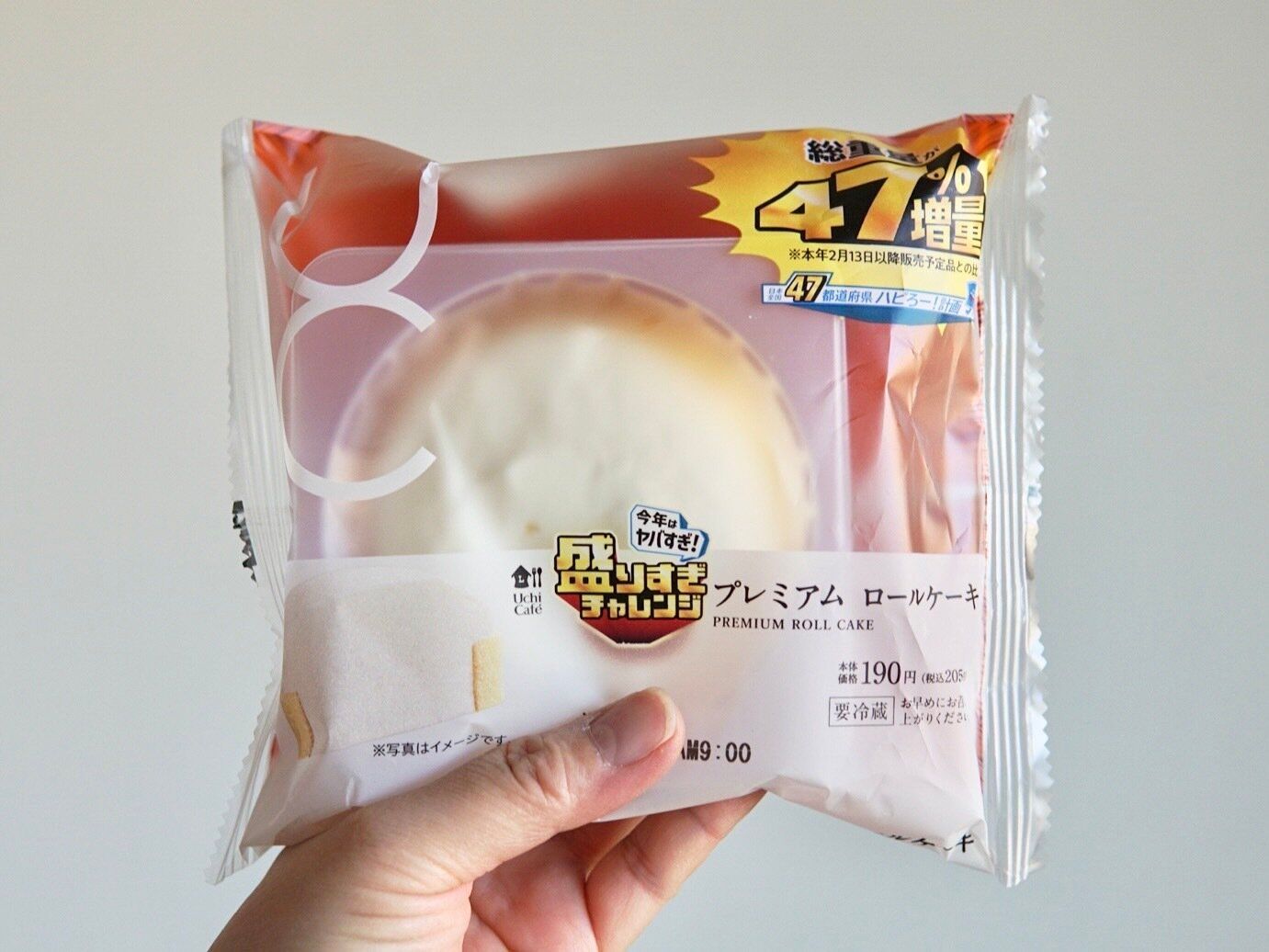 盛りすぎ！プレミアムロールケーキ