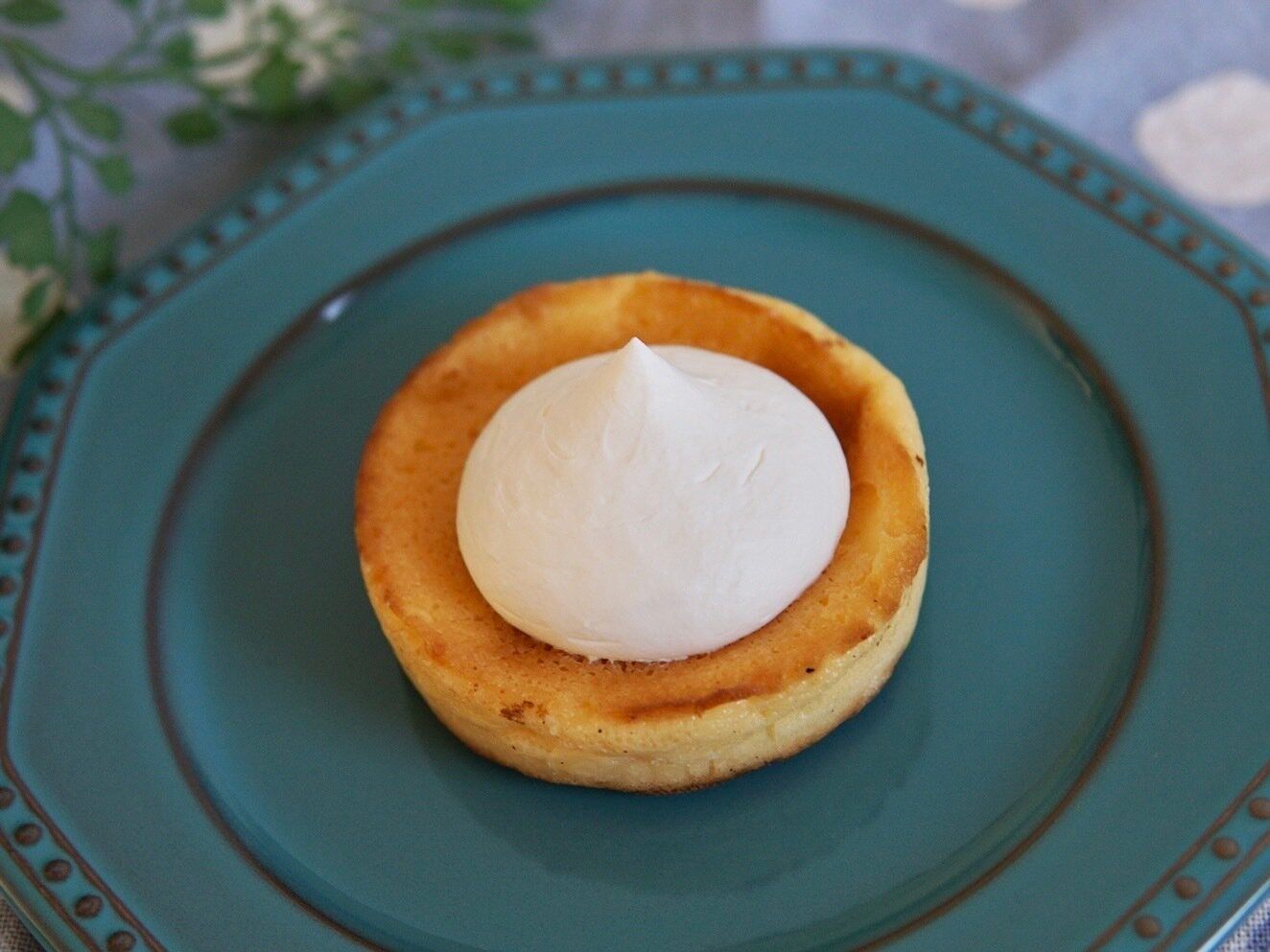 もっちりとしたカスタードプディング