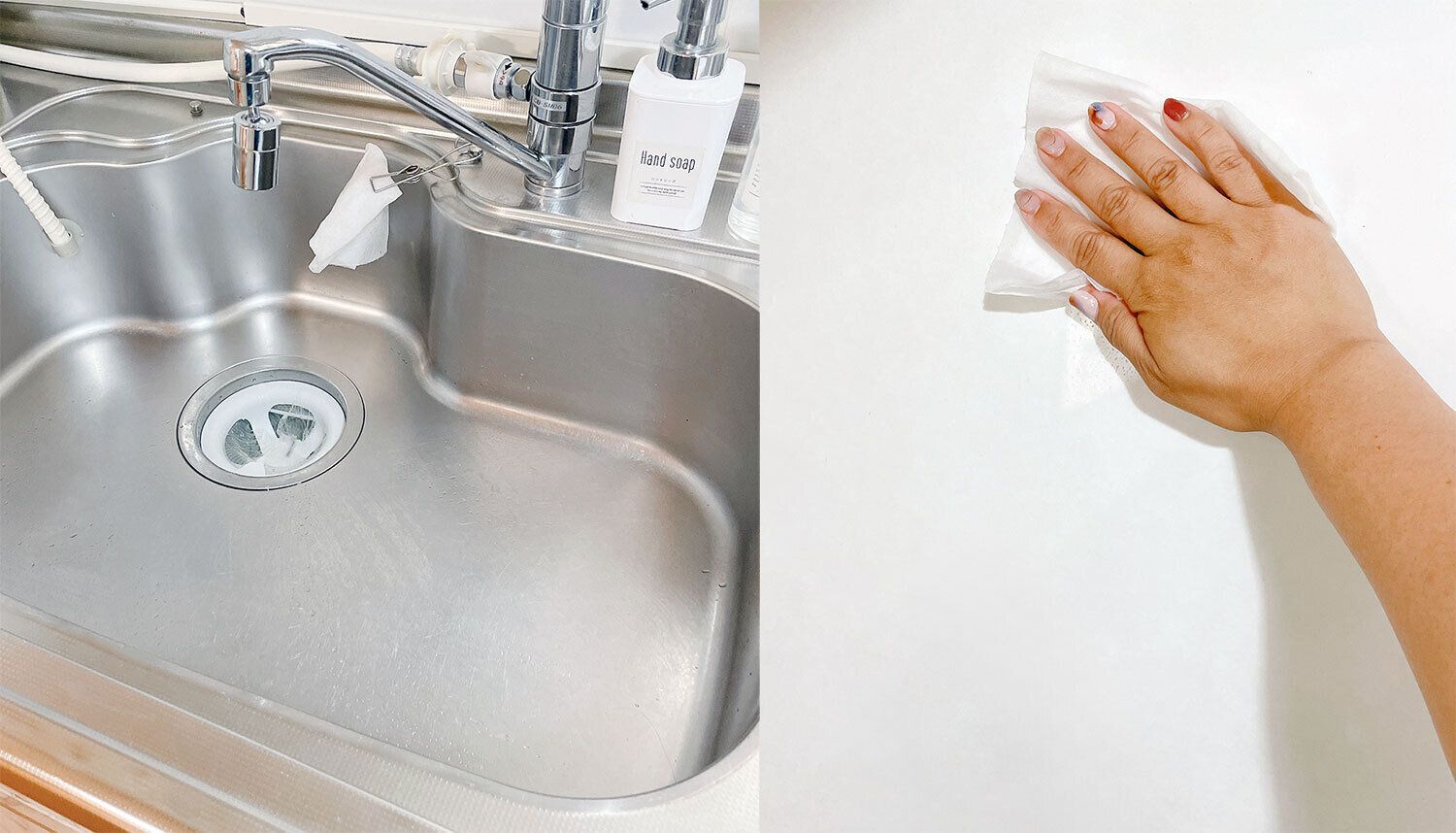 シンクとコンロ周りはリセットする