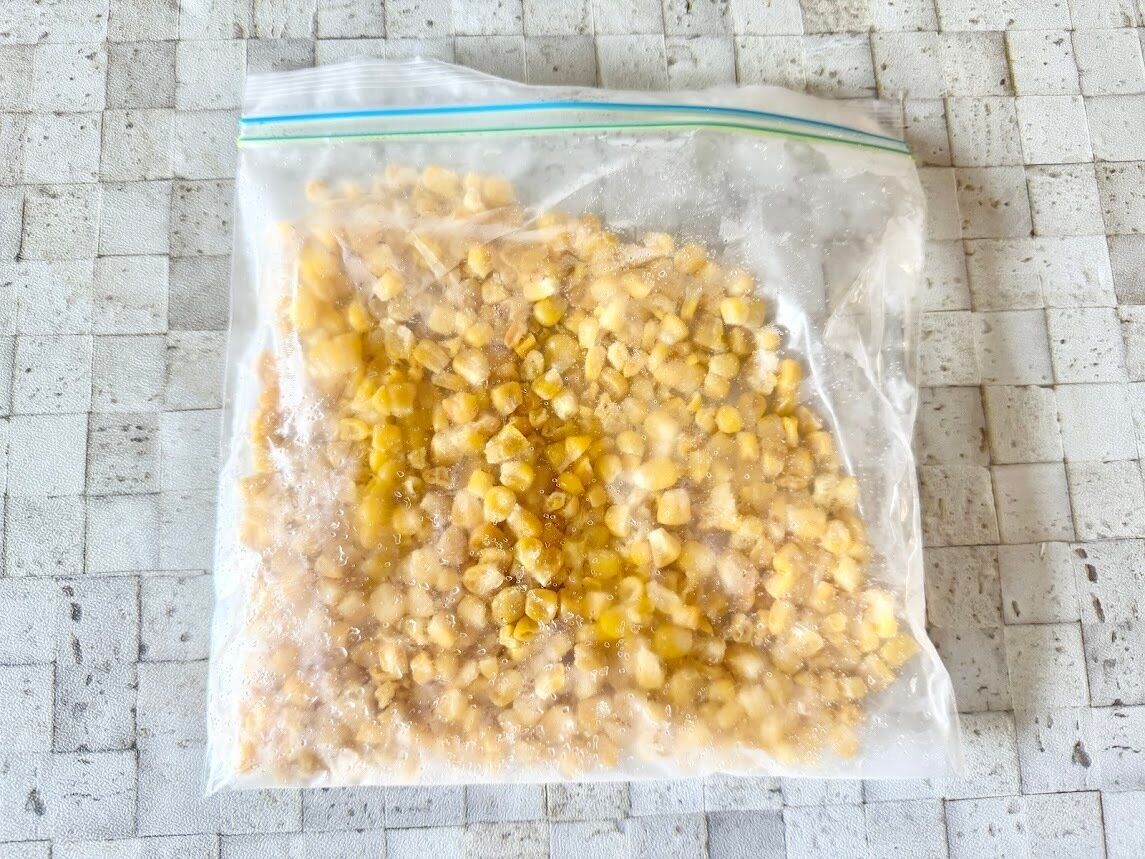 5. とうもろこし:ゆでて実だけ冷凍すれば使い勝手抜群