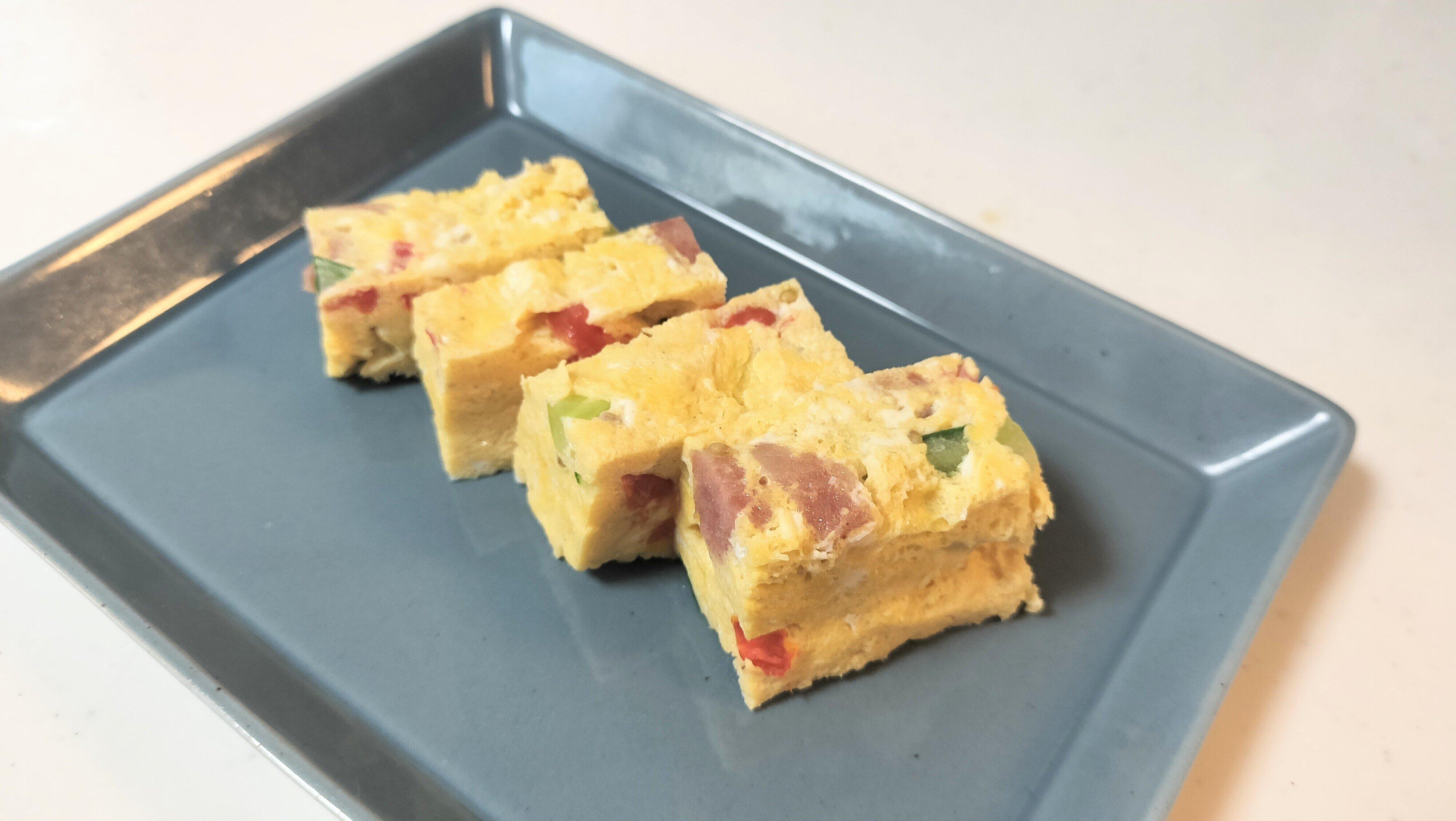 レンジで作るオムレツ