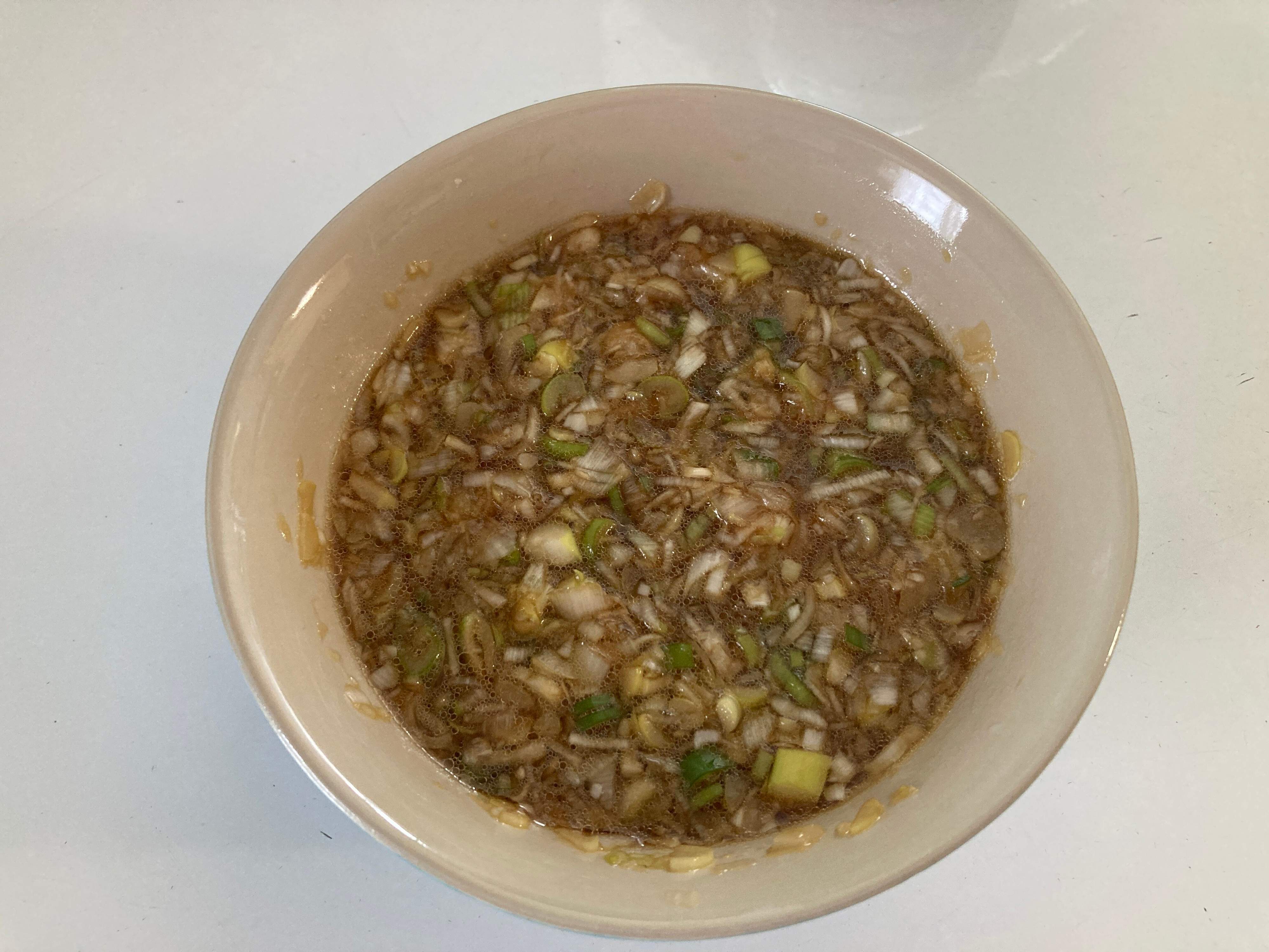 油淋豚のさっぱりネギダレ