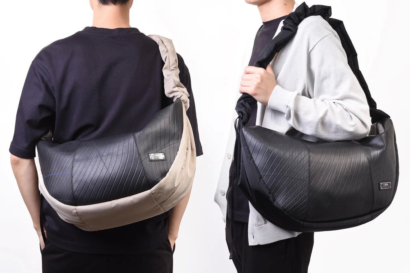 廃棄タイヤチューブを「持ち歩く価値」へ 〜 SEALより新3WAYバッグ「シャーリングショルダーバッグ」発表　画像