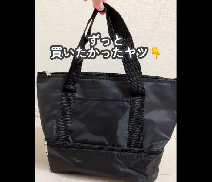 【ダイソー】やっとゲット!ランチバッグ(二段式)