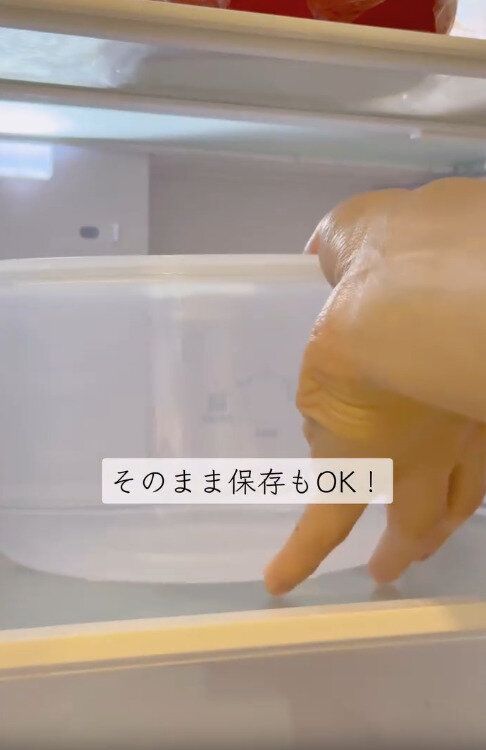【ニトリ】そのまま冷蔵庫に保存もOK