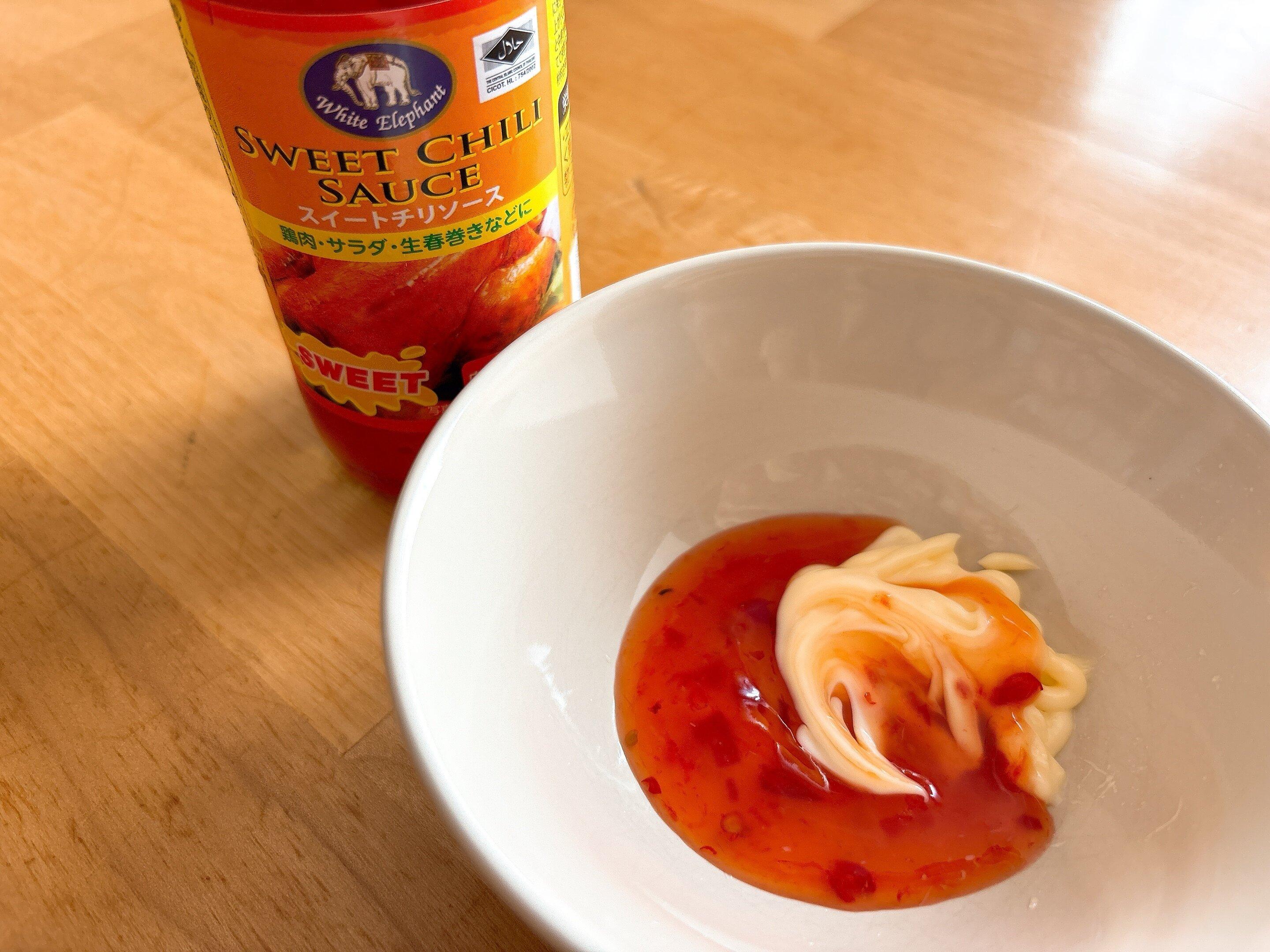 マヨネーズとチリソース