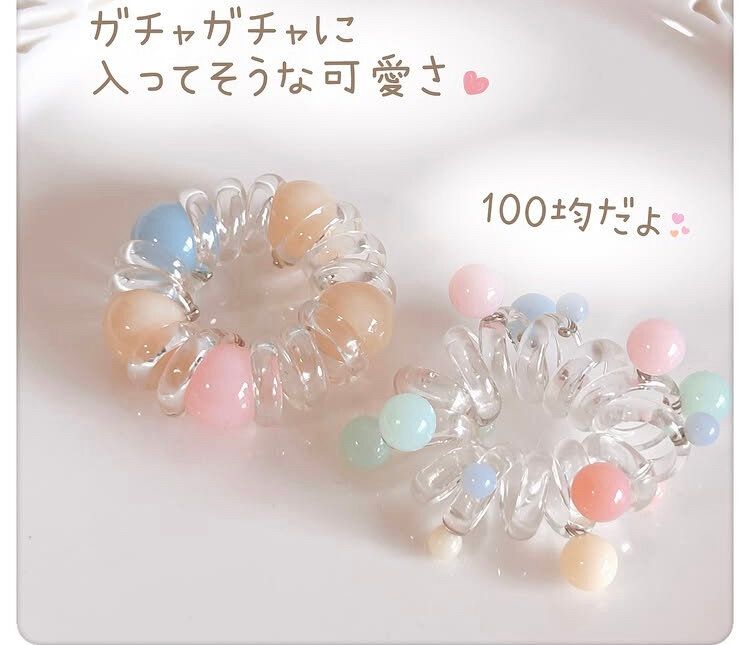 クリアーヘアゴム