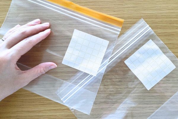 似ている2つのフリーザーバッグを選ぶ手