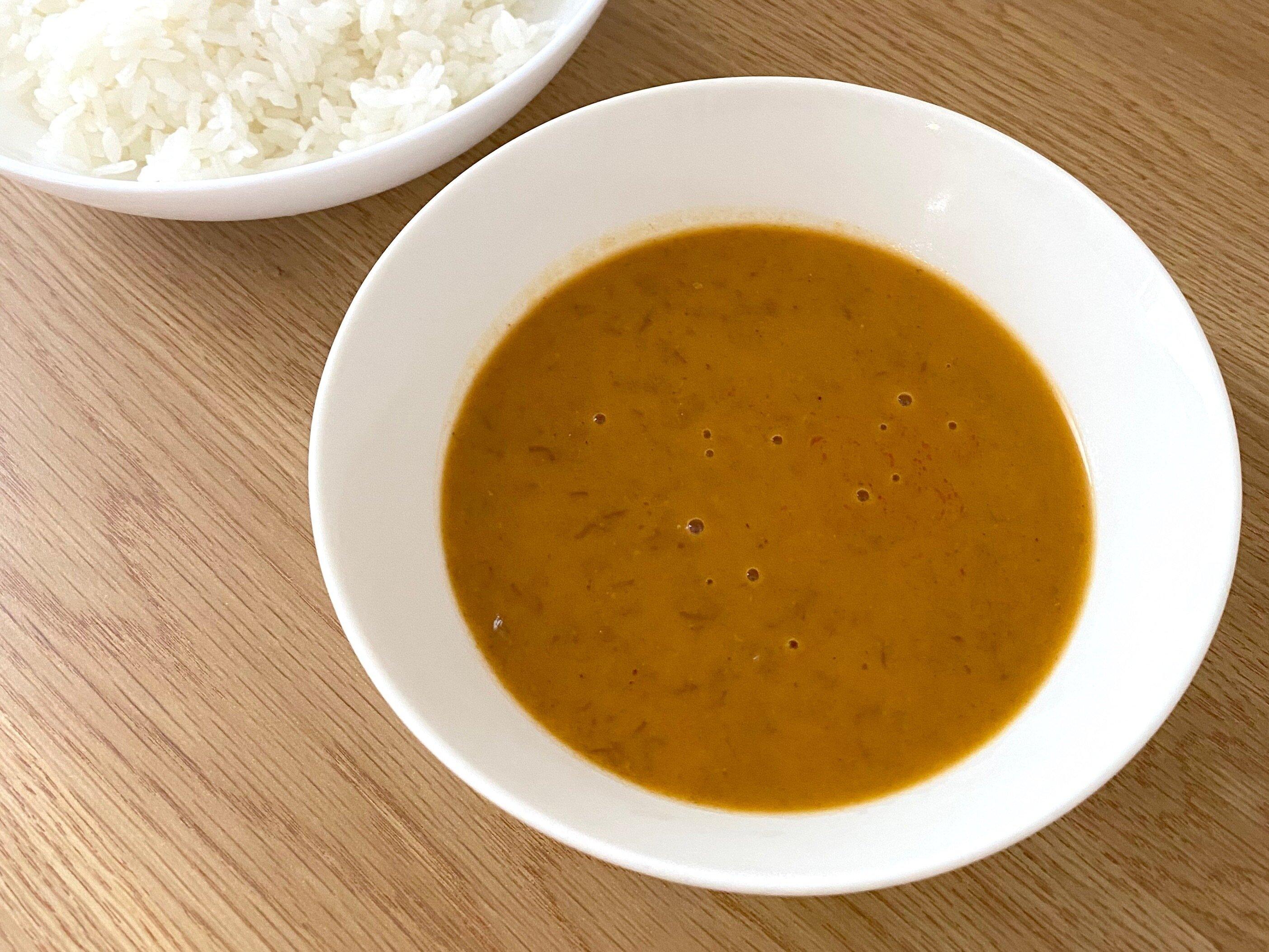 紅ずわい蟹と海老のクリーミーカレー