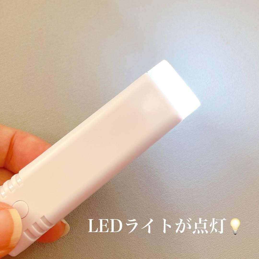 【ダイソー】LEDライト付で防災グッズとしても使える