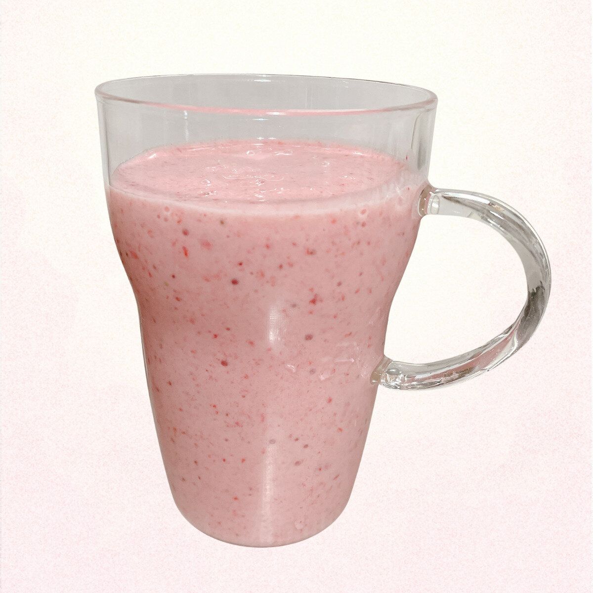 いちごとヨーグルトのスムージー