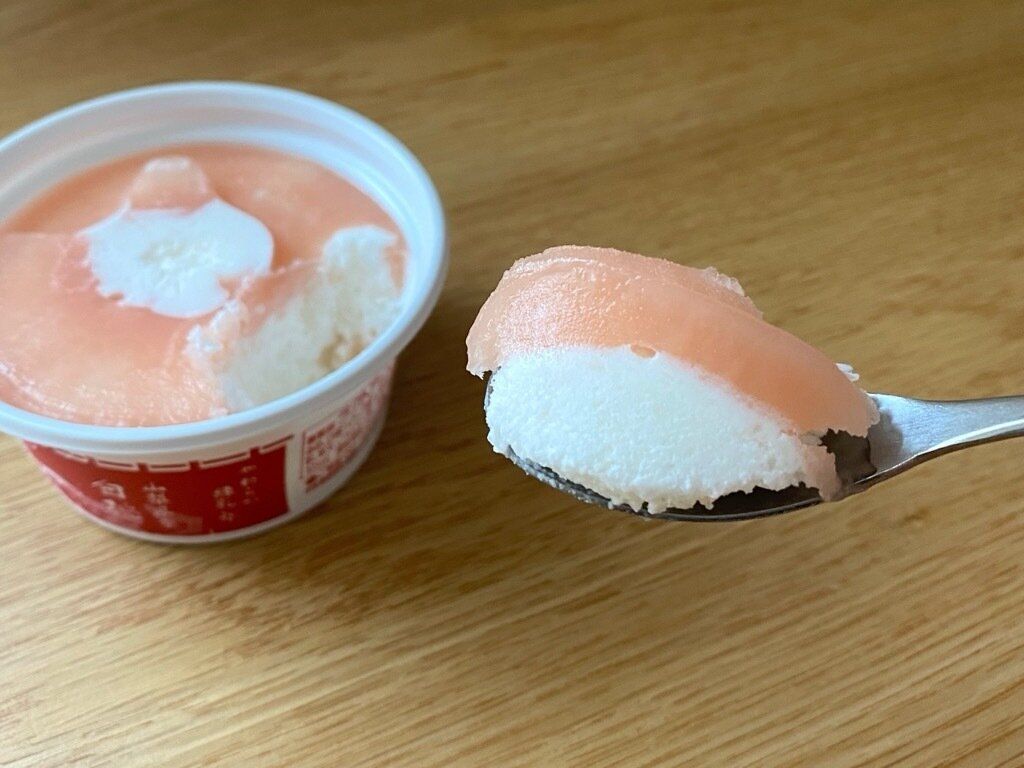 白州名水かき氷Premiumやわらか練乳氷山梨県産白桃