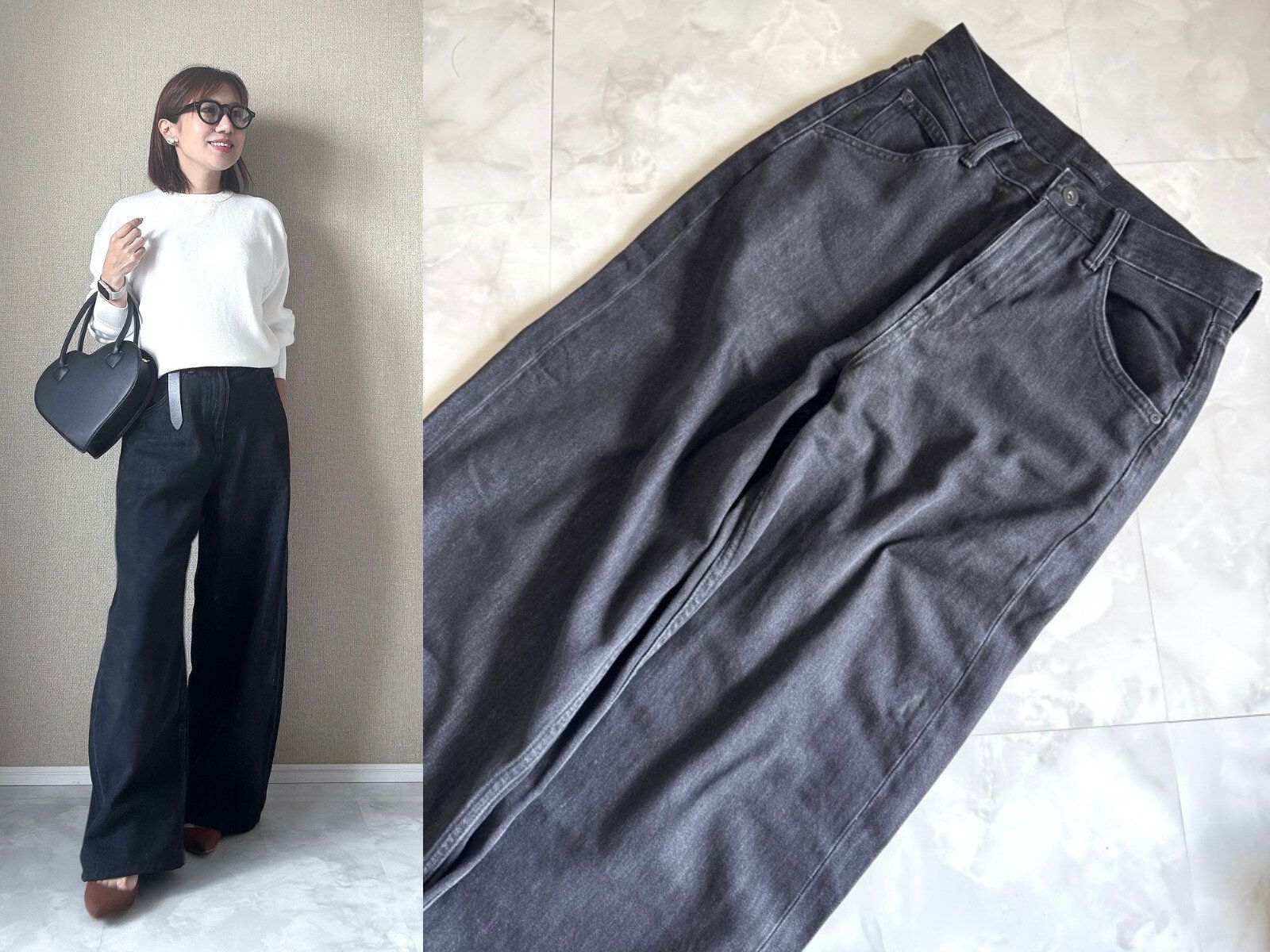 ユニクロ バギーカーブジーンズ