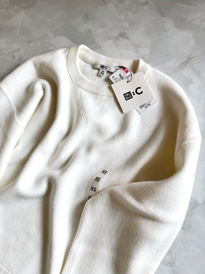 ユニクロシー　スムースコットンクルーネックセーター