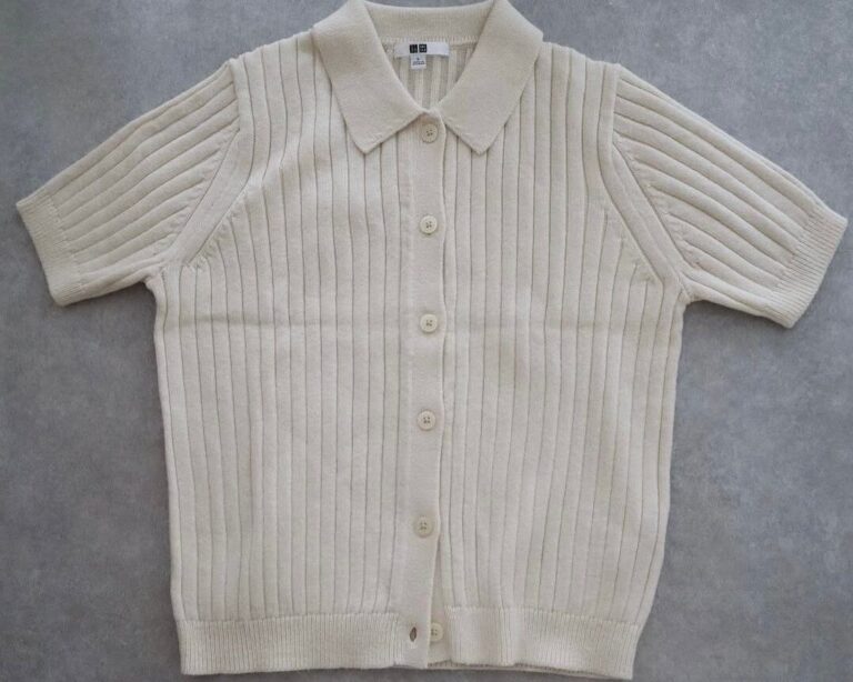 【ユニクロ】次バズるのはコレ！「リブポロカーディガン半袖」着回しコーディネート4選