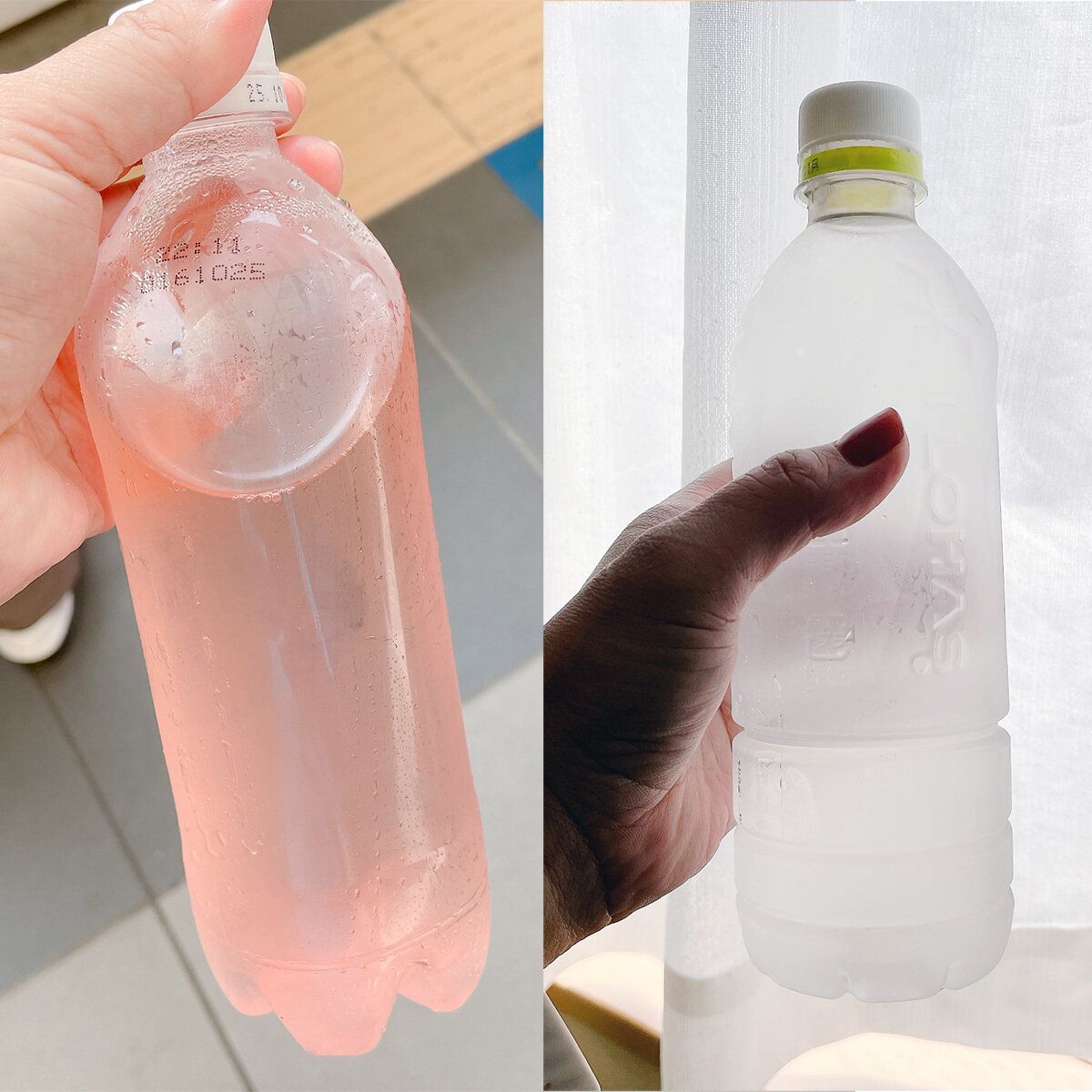 左がアセロラ、右がライチ