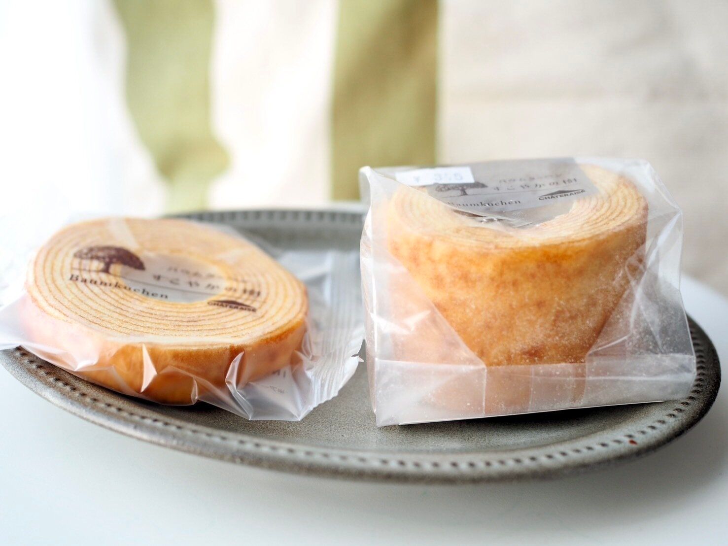 シャトレーゼ「バウムクーヘンすこやかの樹7cm」商品写真