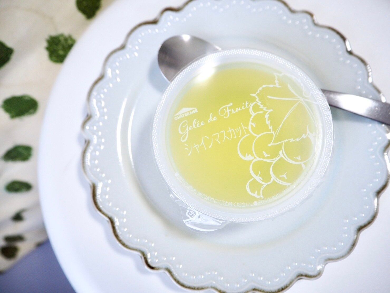 シャトレーゼ「フルーツのジュレ シャインマスカット」商品写真