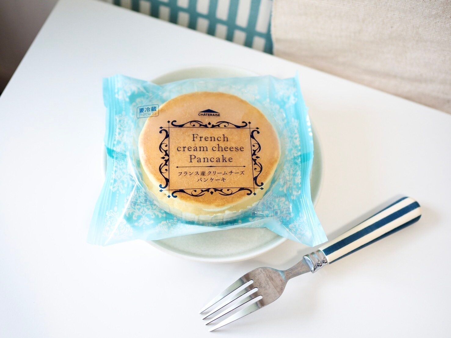 シャトレーゼ「フランス産クリームチーズパンケーキ」商品写真