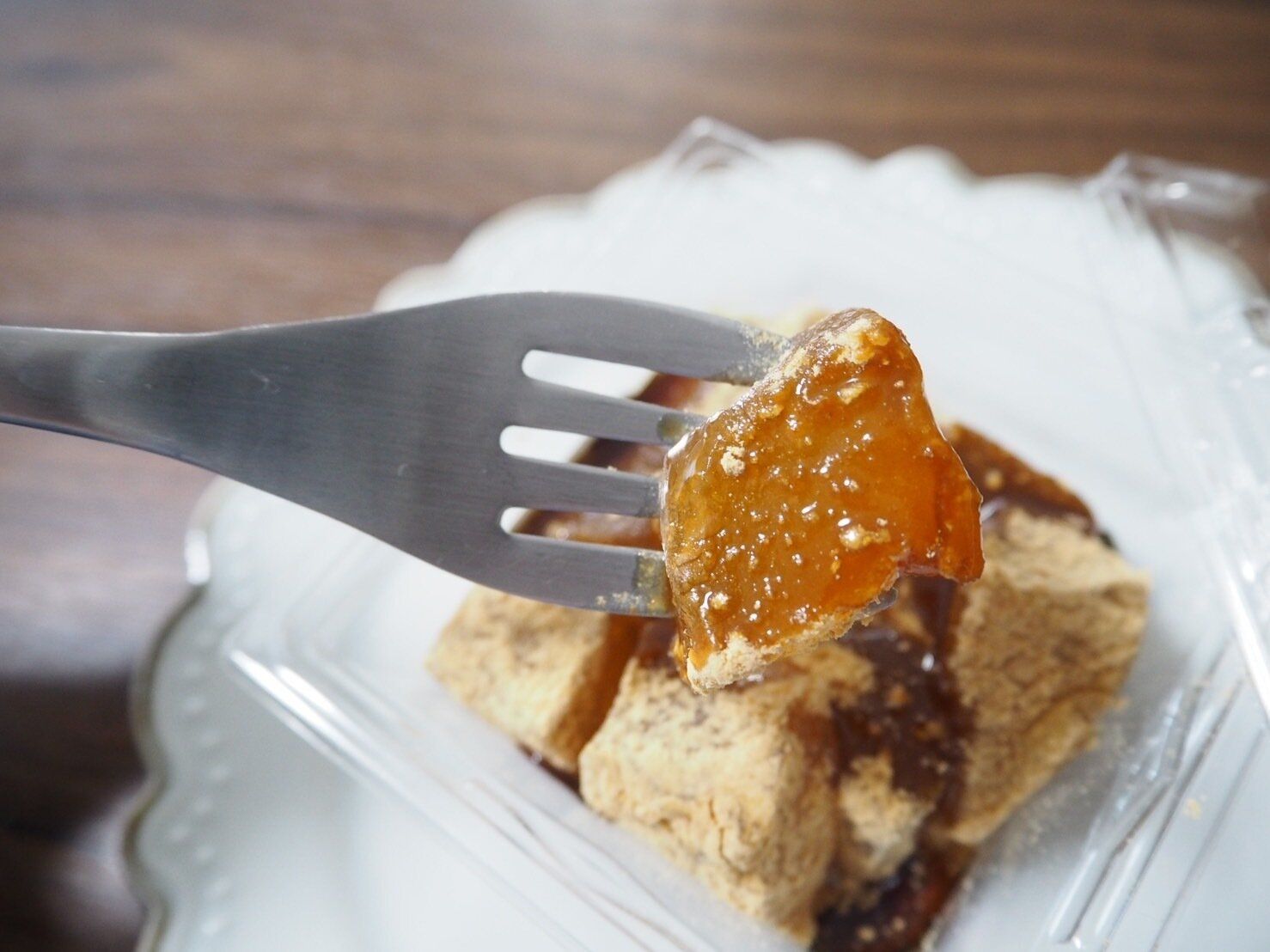 シャトレーゼ「名水わらび餅」完成画像