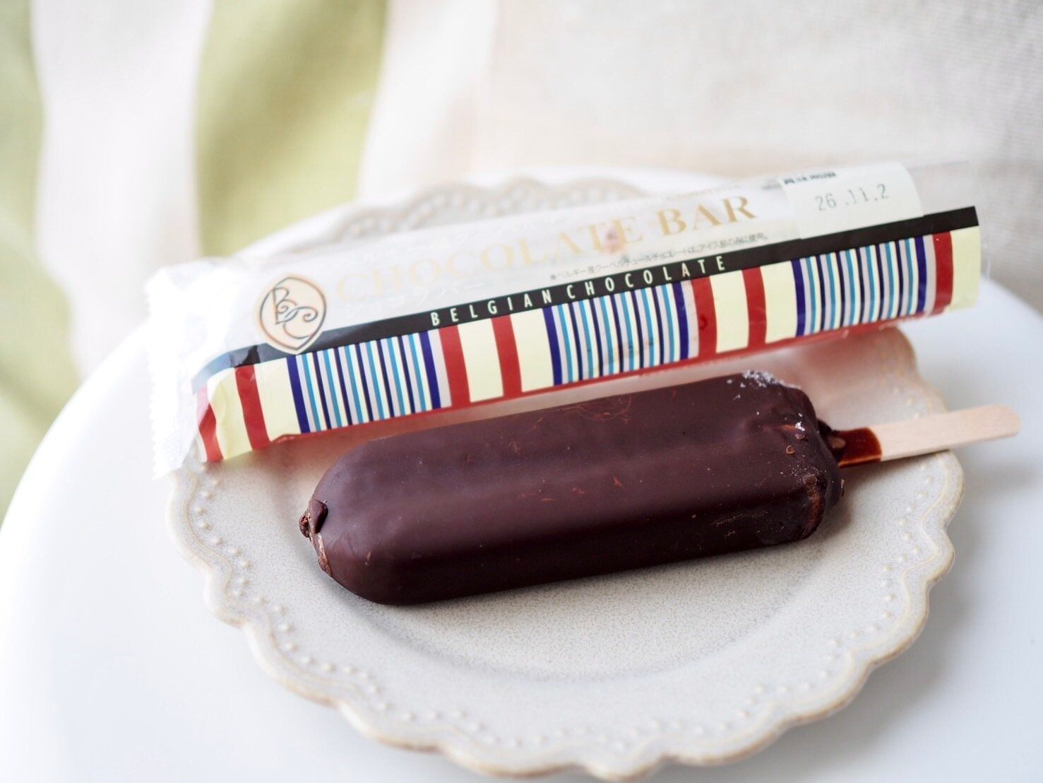 シャトレーゼ「クーベルチュールチョコレート使用 ショコラバー」商品写真