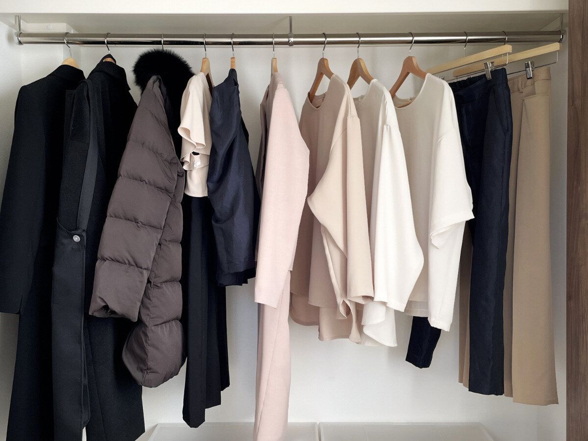 ミニマリストいえはのクローゼット