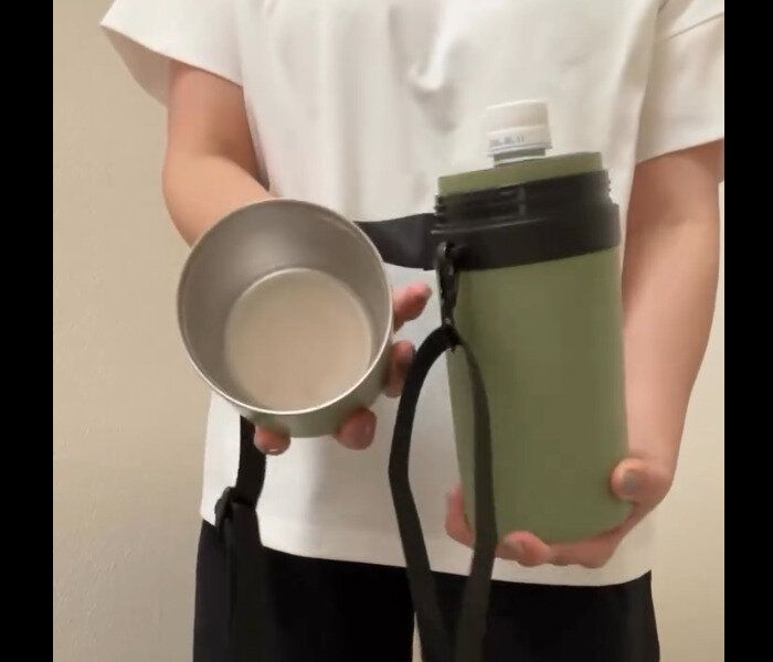 【ワークマン】水筒代わりに!真空ハイブリッドチューブケース