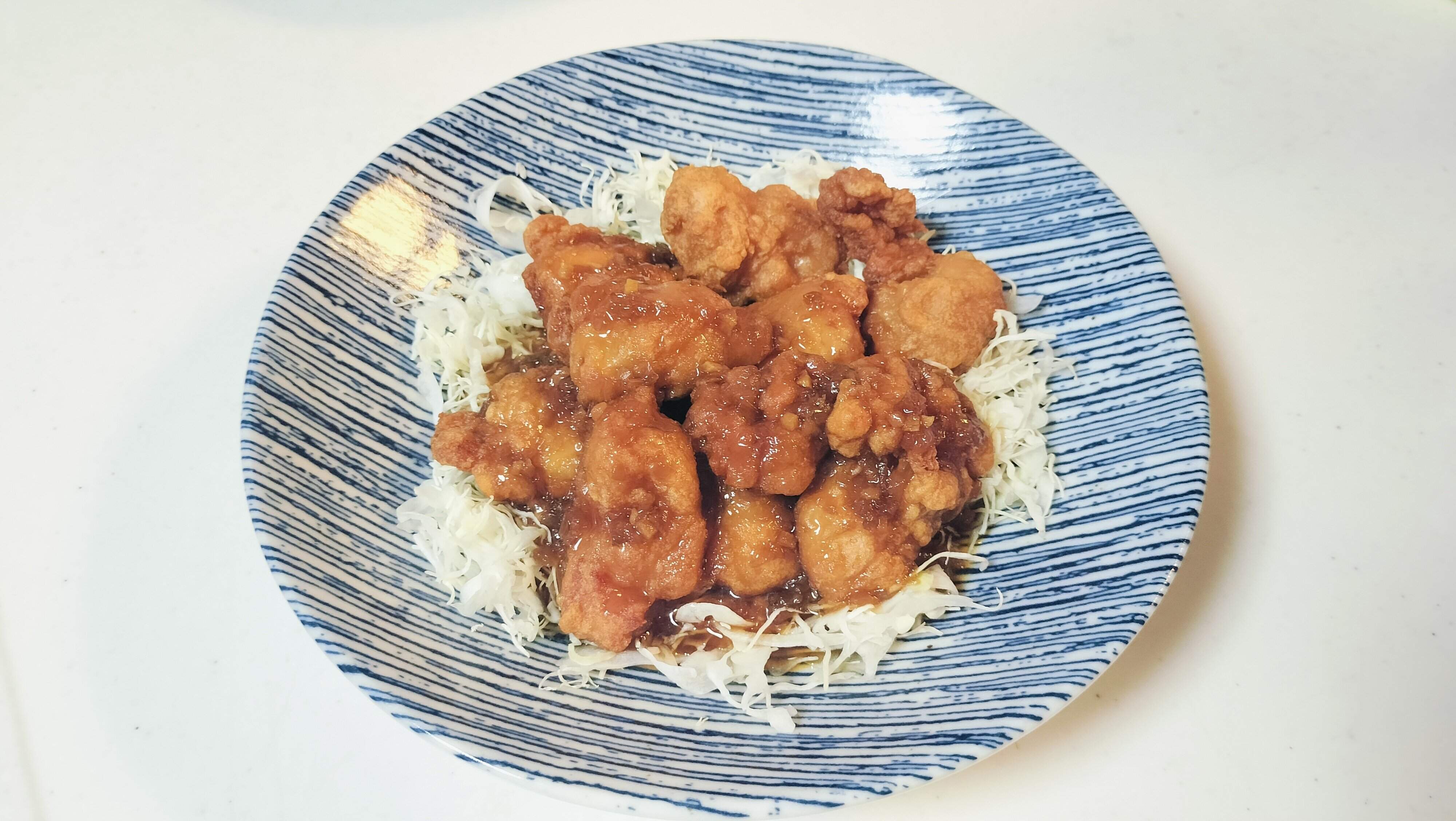 唐揚げにかけるだけの簡単調理