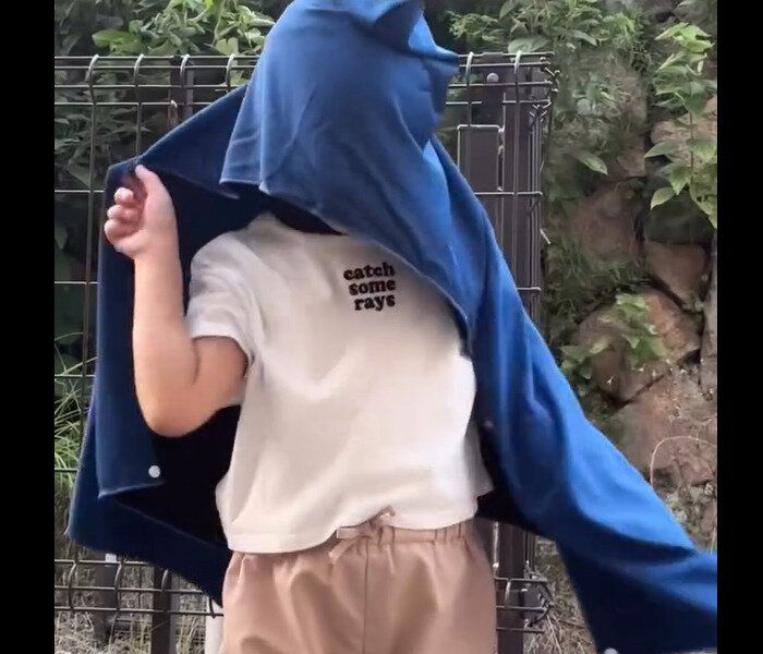 【ダイソー】完売間近⁉クールタオルポンチョ