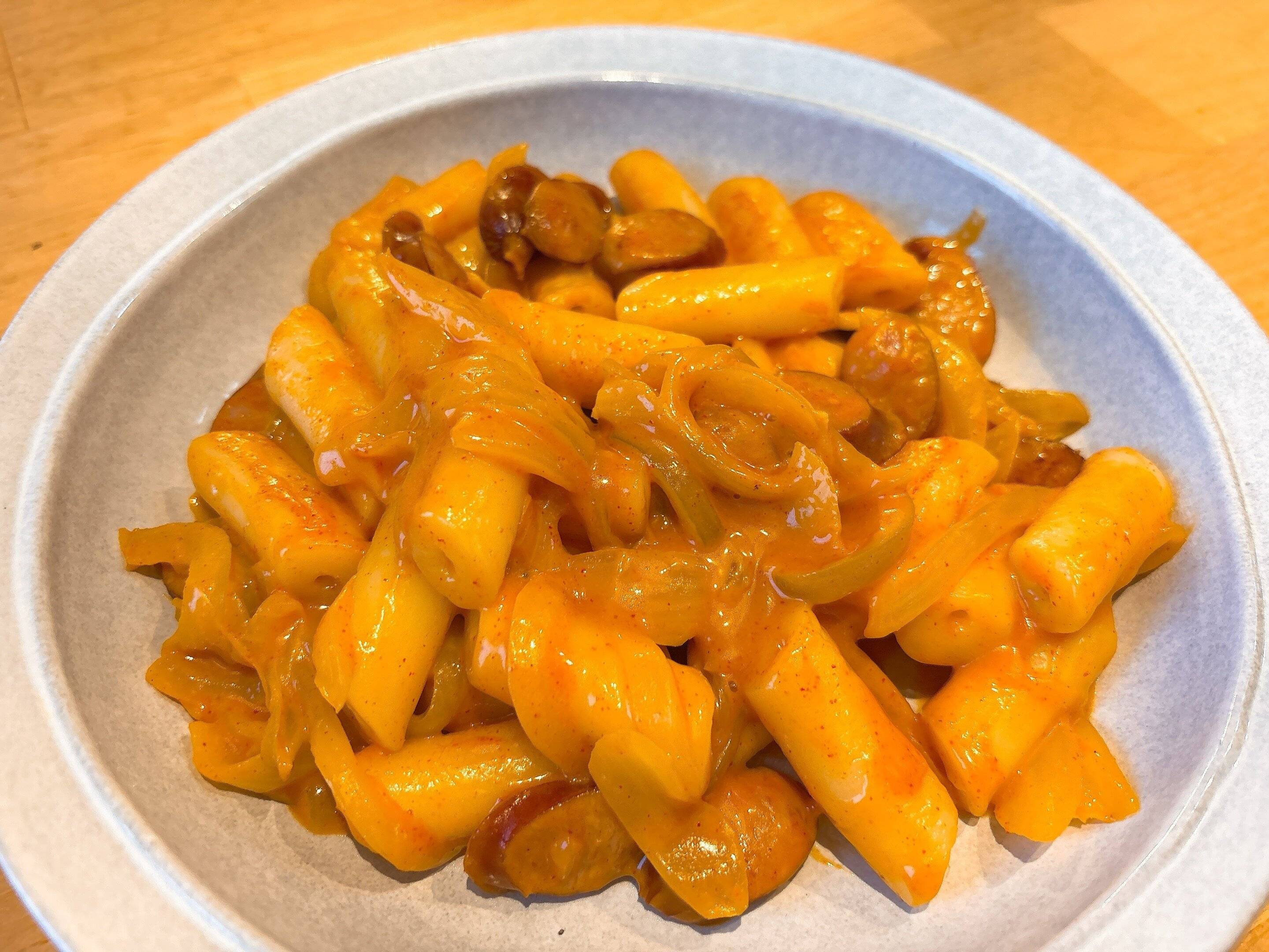 辛旨!なロゼクリームトッポッキ