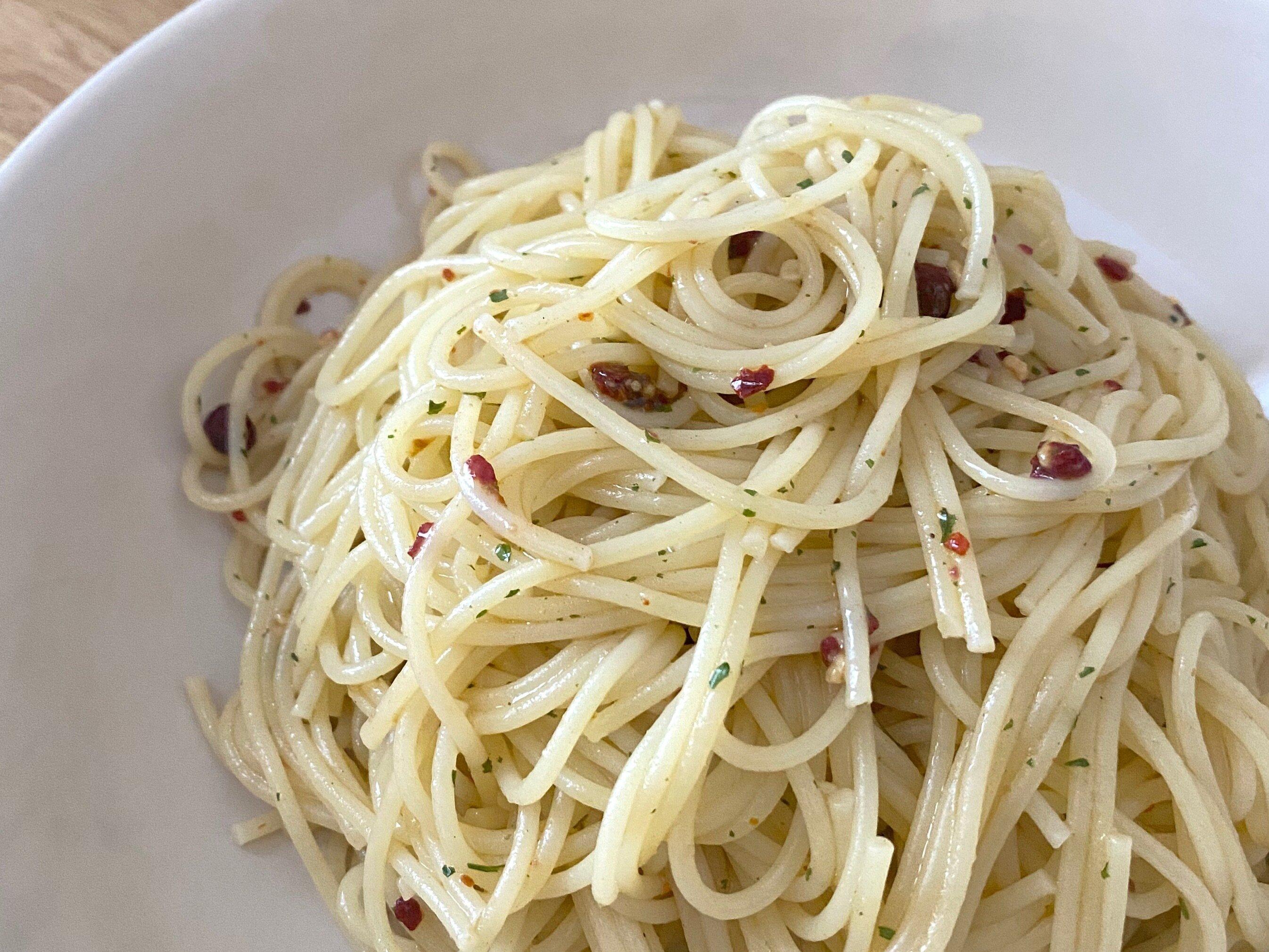 梅ペペロンチーノ