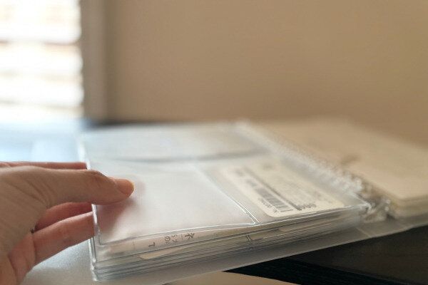 専用リフィル　Ａ５ワイド用４ポケットの活用事例