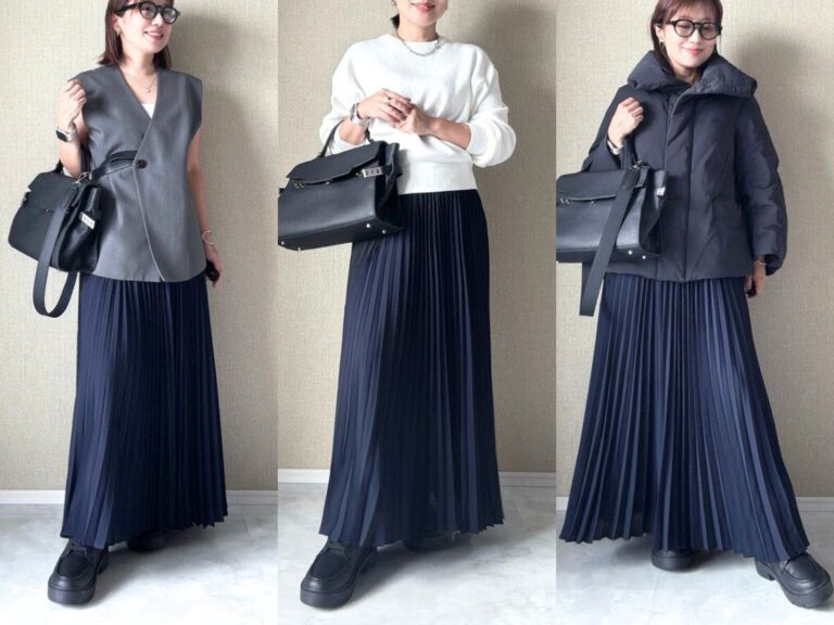 【ユニクロ】オンラインストアに待ち時間がでるほど話題！穿くだけで美しい人気のスカート