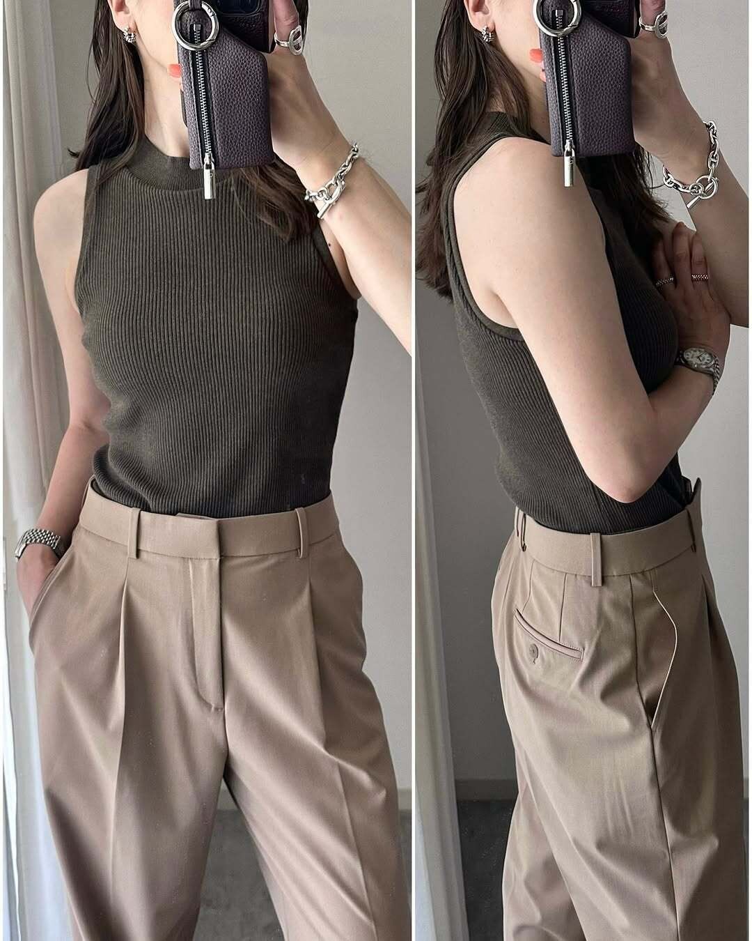 【ユニクロ】涼しくて秋らしい!今すぐ着られる「ハイネックブラトップ」が大活躍