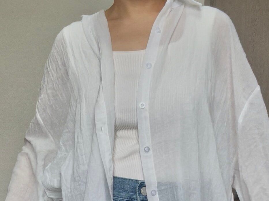 シアーシャツのインナー