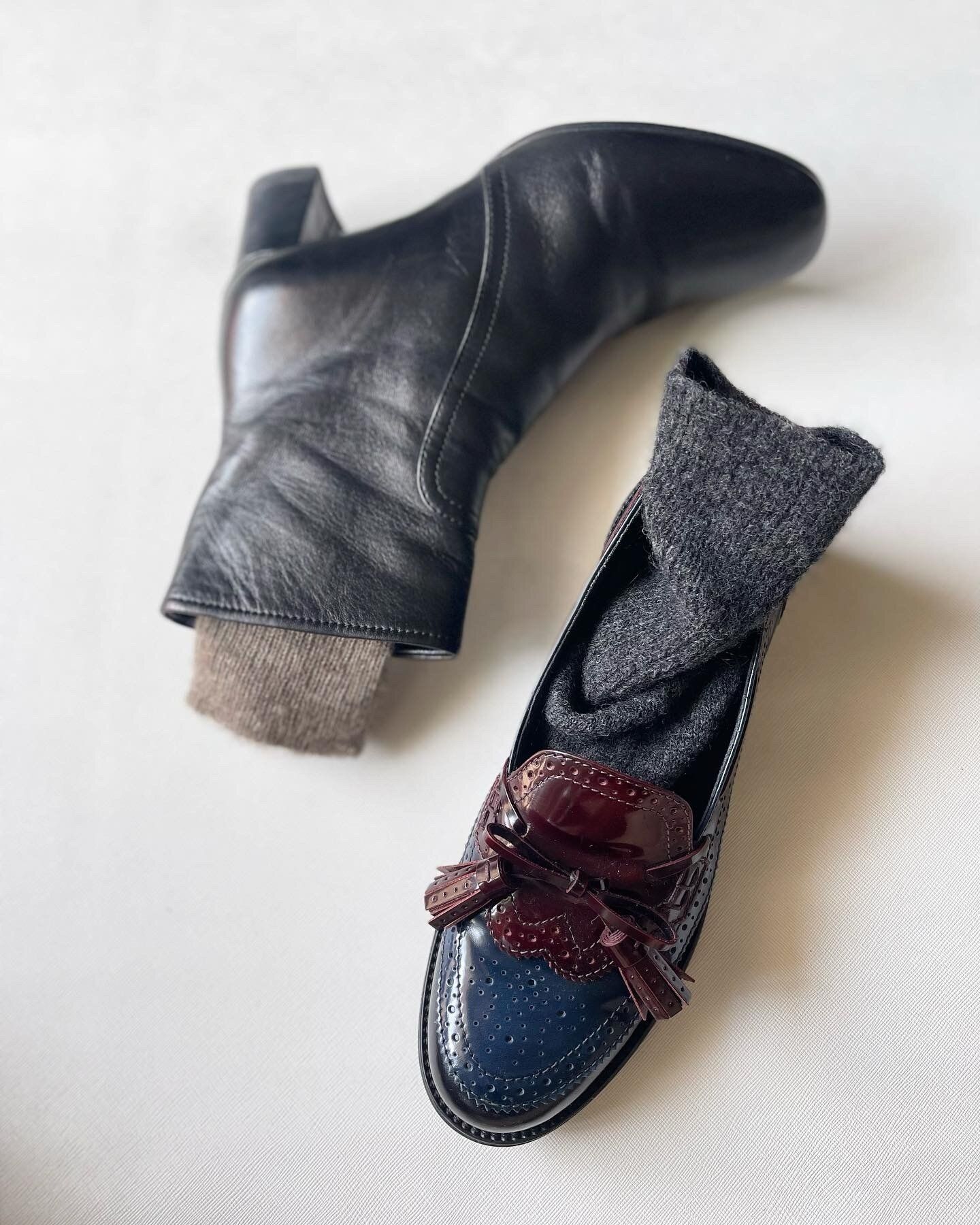 ブーツとローファー