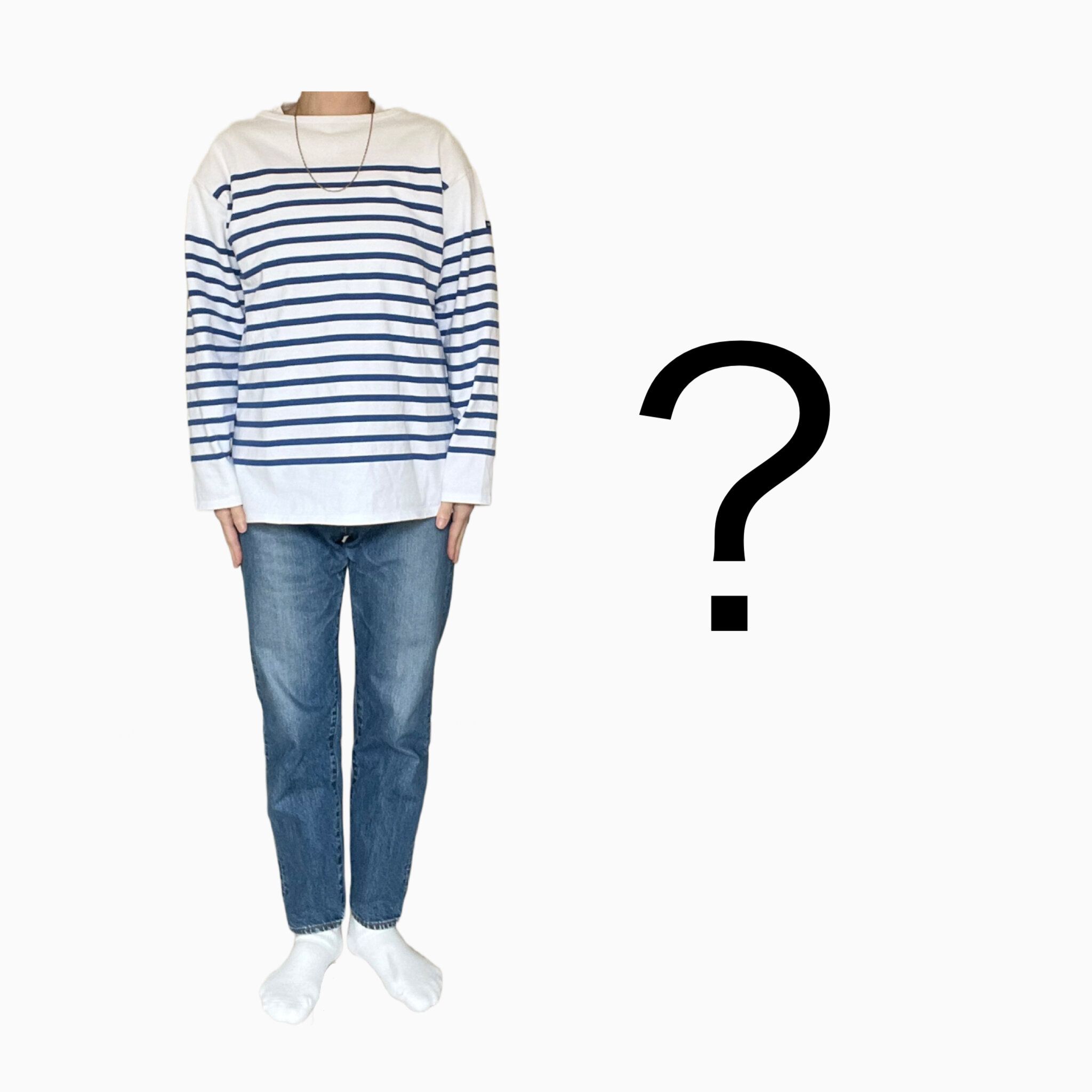 ボーダーデニムはてな画像