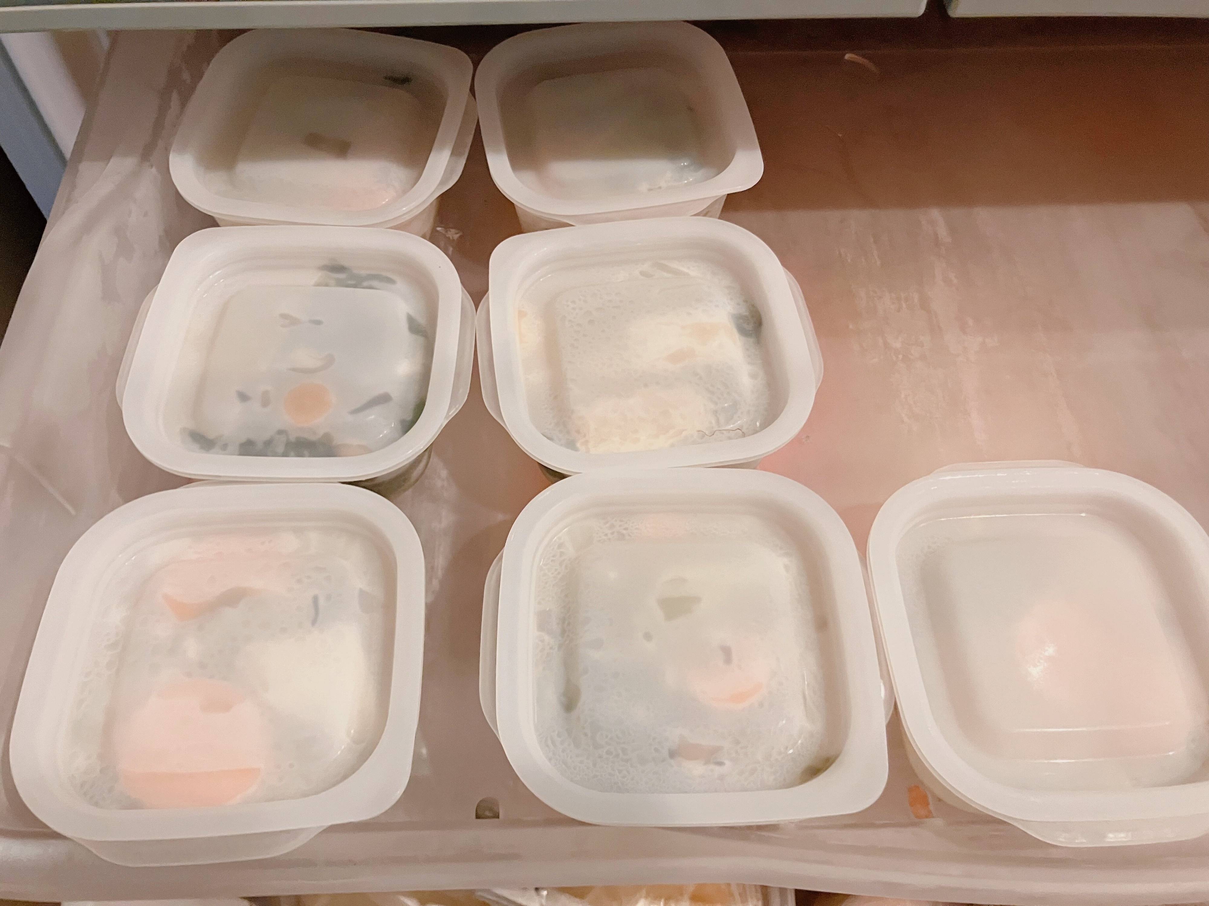 煮ておいた味噌汁の具