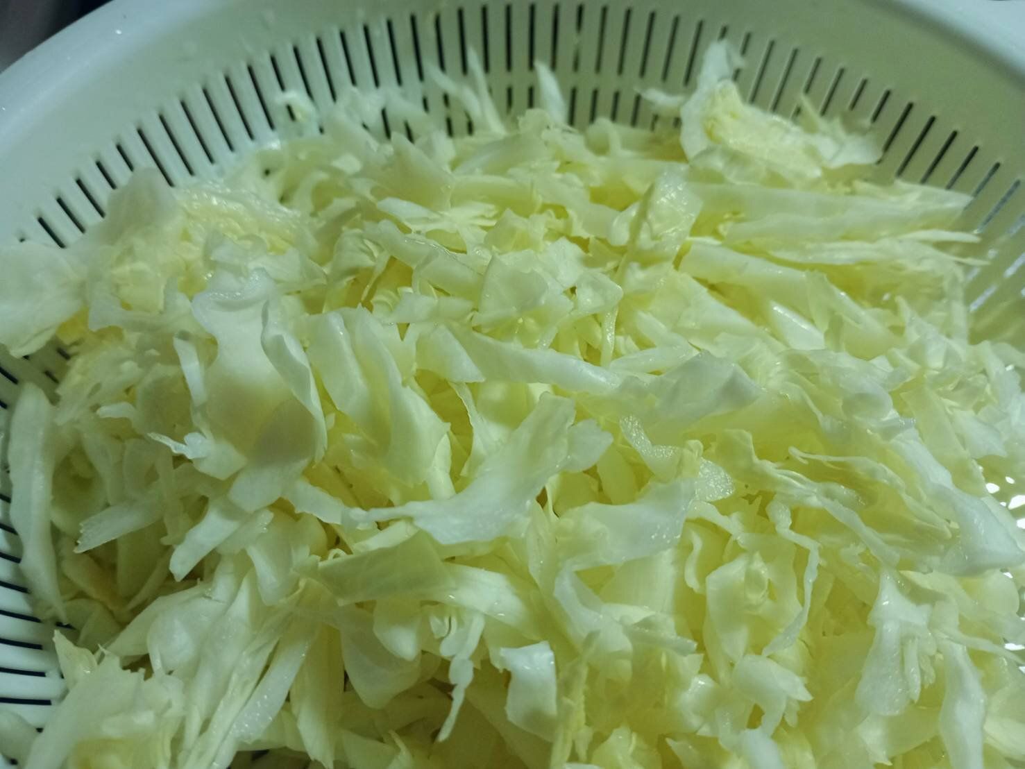 千切りキャベツ