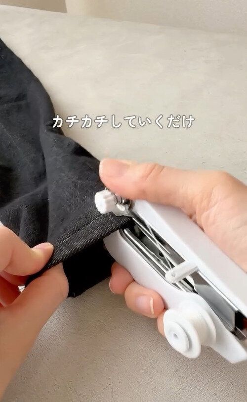 使ってみたら衝撃やった!「コンパクトハンディミシン」