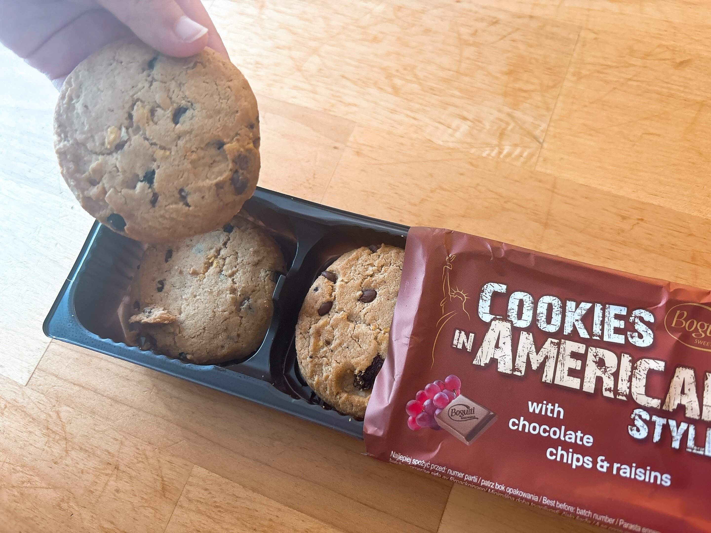 チョコレートチップandレーズン