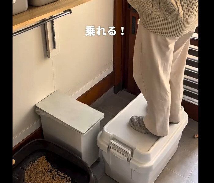 【無印良品】乗れる!頑丈収納ボックス