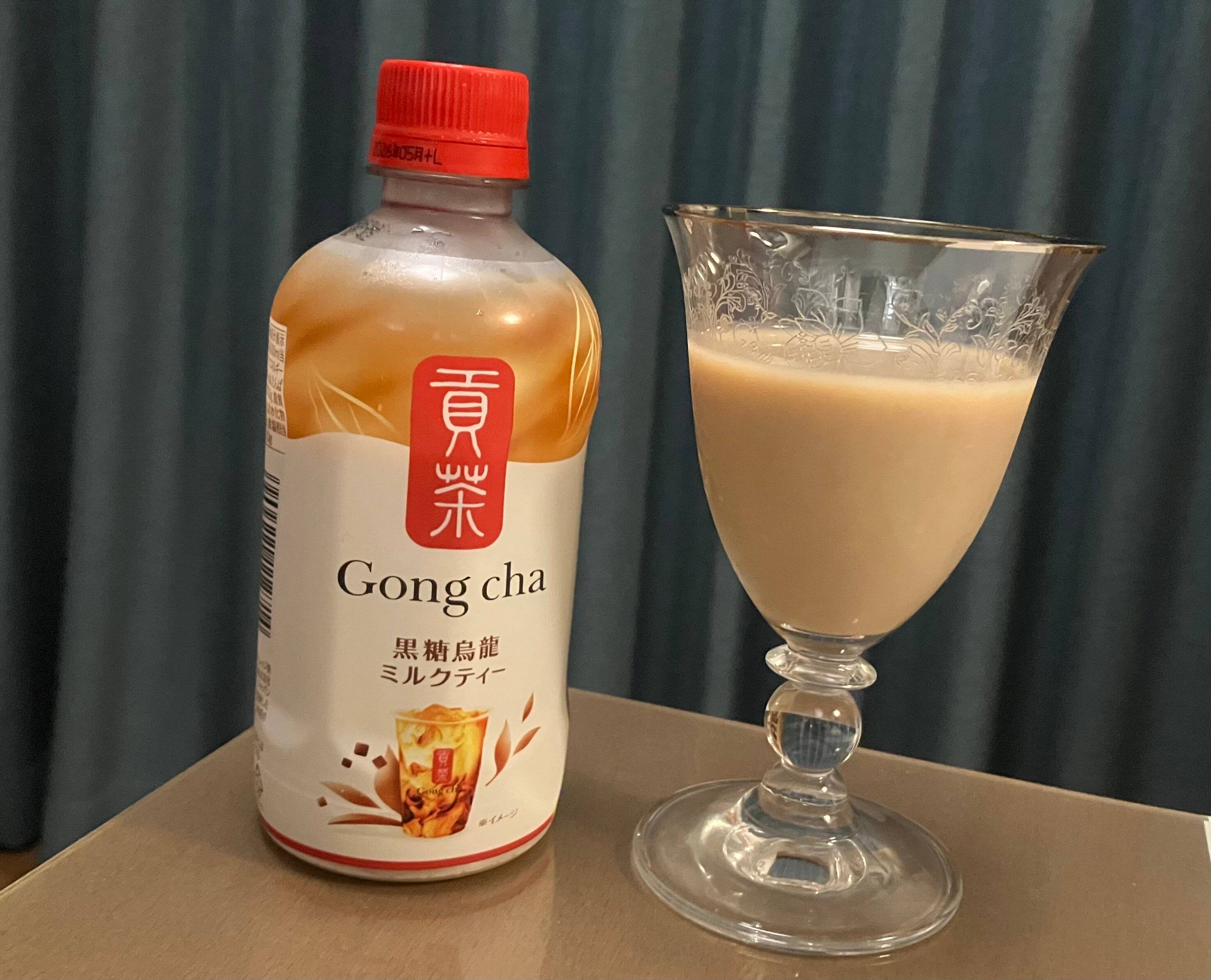 貢茶 黒糖烏龍ミルクティー