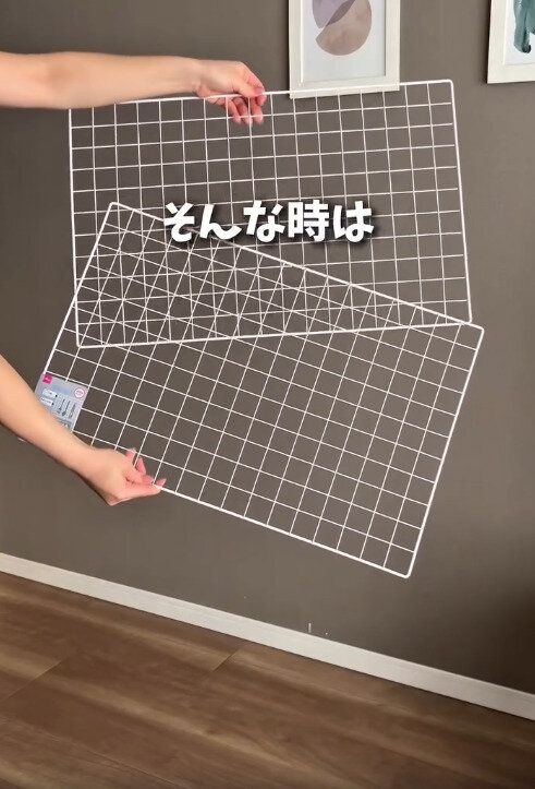 【ダイソー】ダイソーのワイヤーネットで簡単につくれる