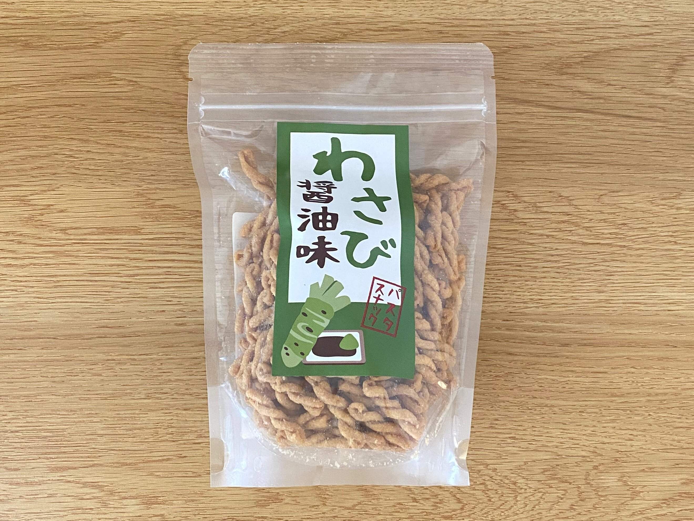 フライドパスタスナック　わさび醤油味