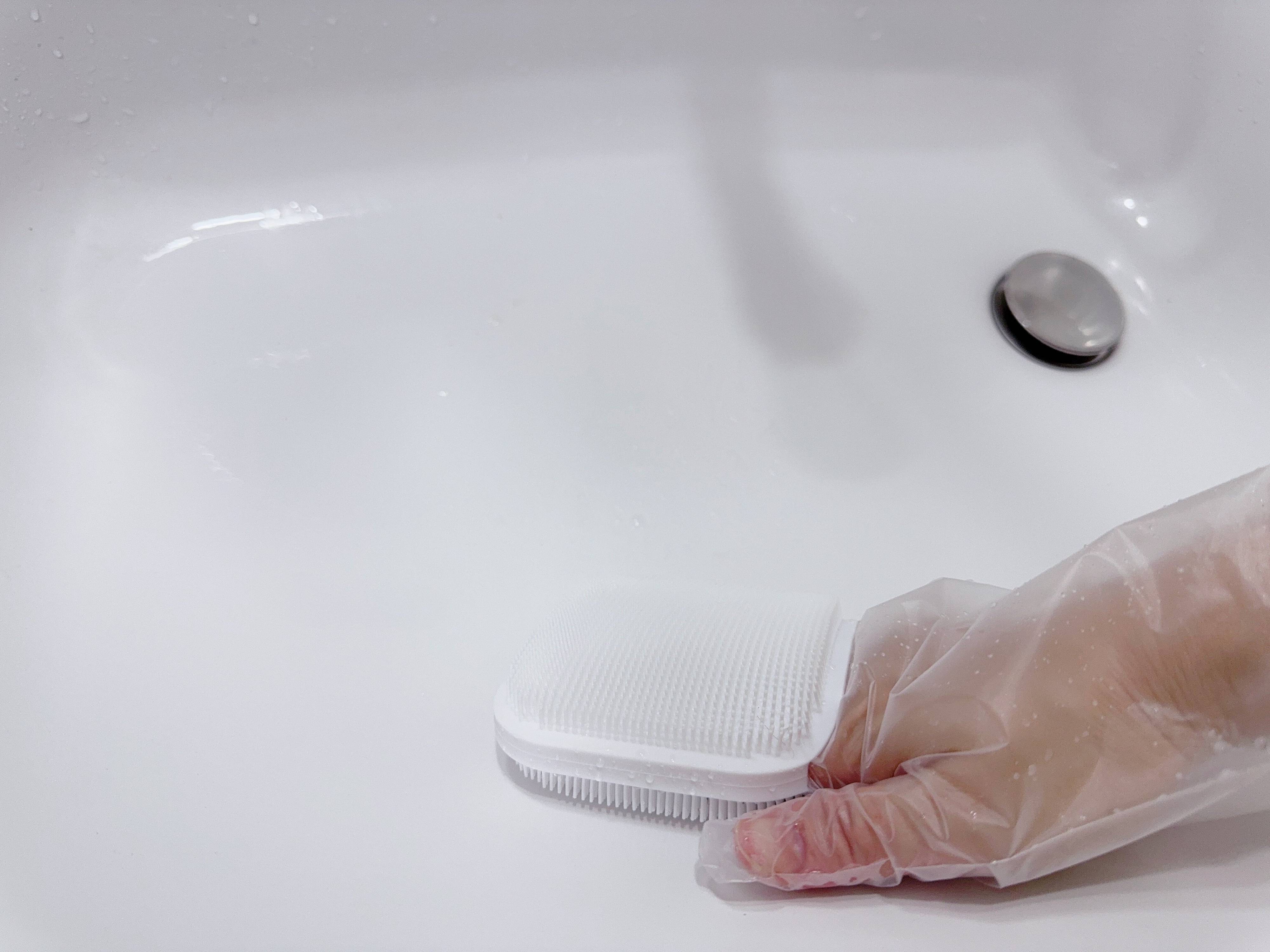 1.柔らかシリコーン掃除ブラシ