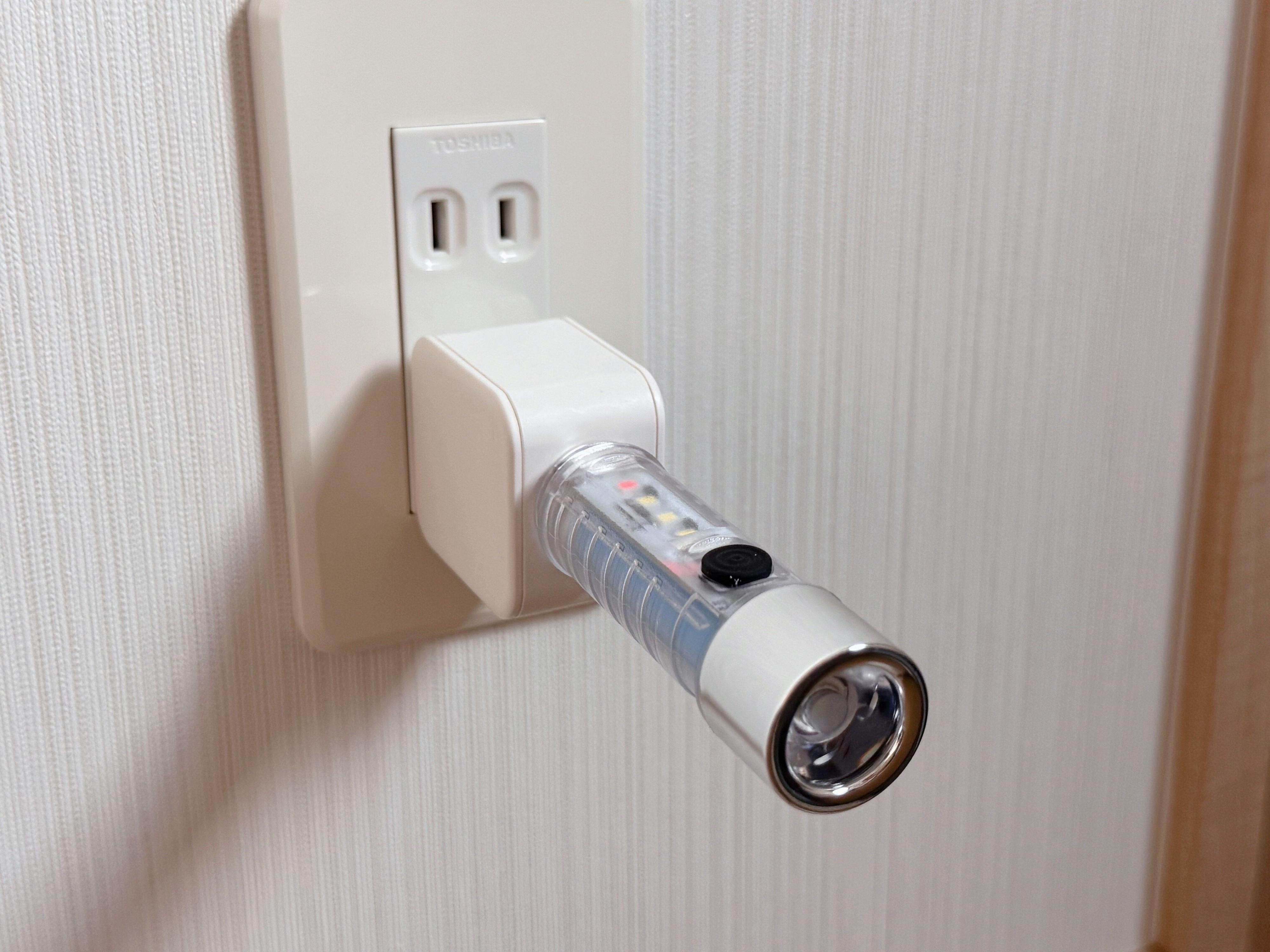 特長3.USBの充電式で乾電池いらず