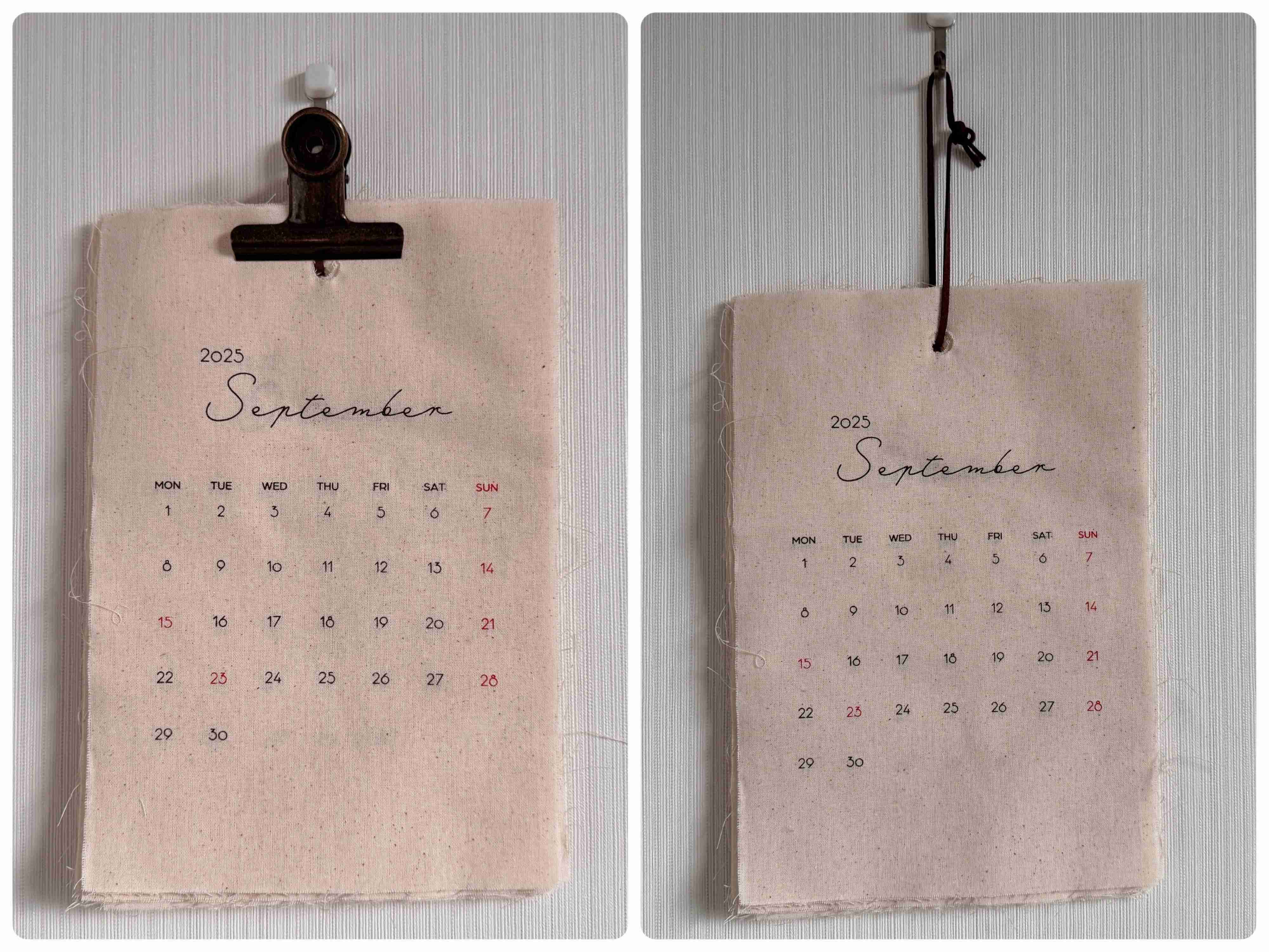 2パターンの方法で飾れる